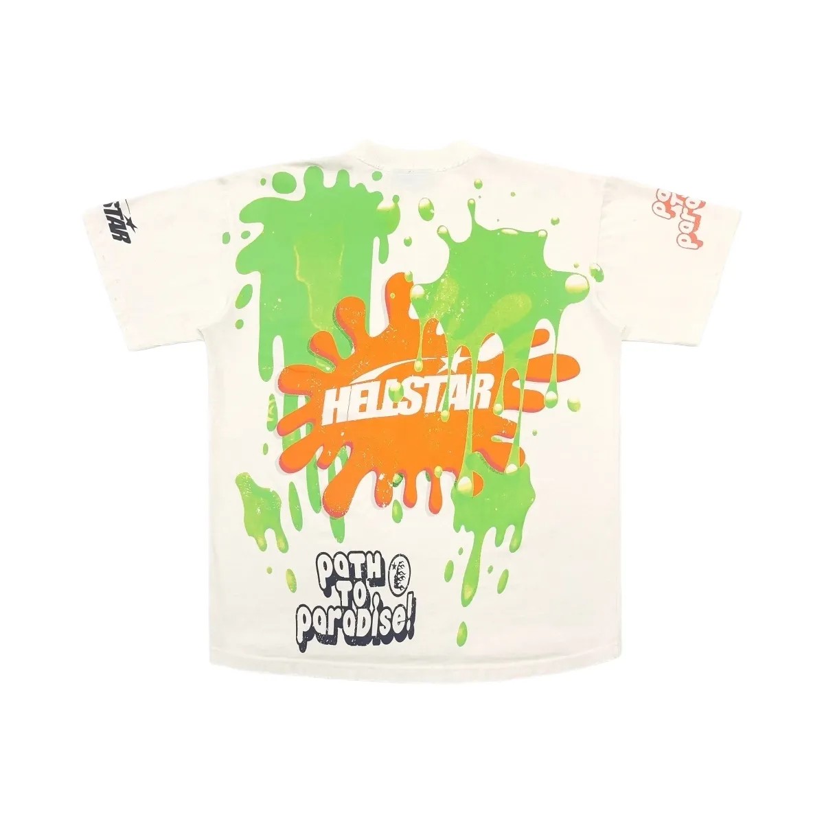 Hellstar Slime Nickelodeon T-Shirt Shirt White - HypeFly India View 2