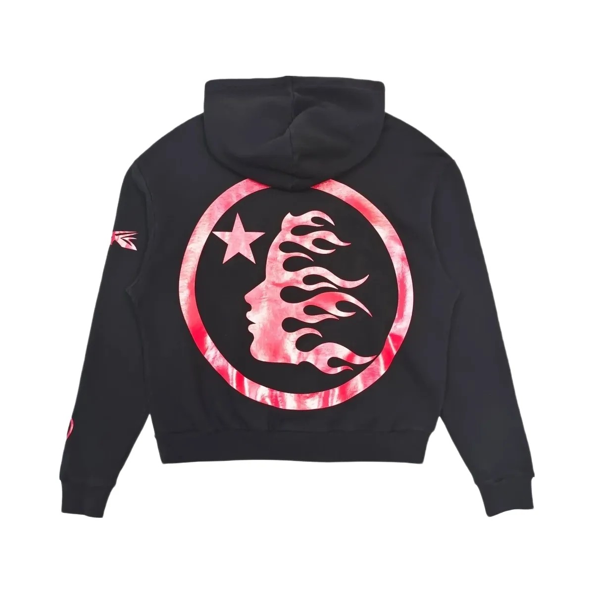 Hellstar Sport Logo Hoodie Black - HypeFly India View 2