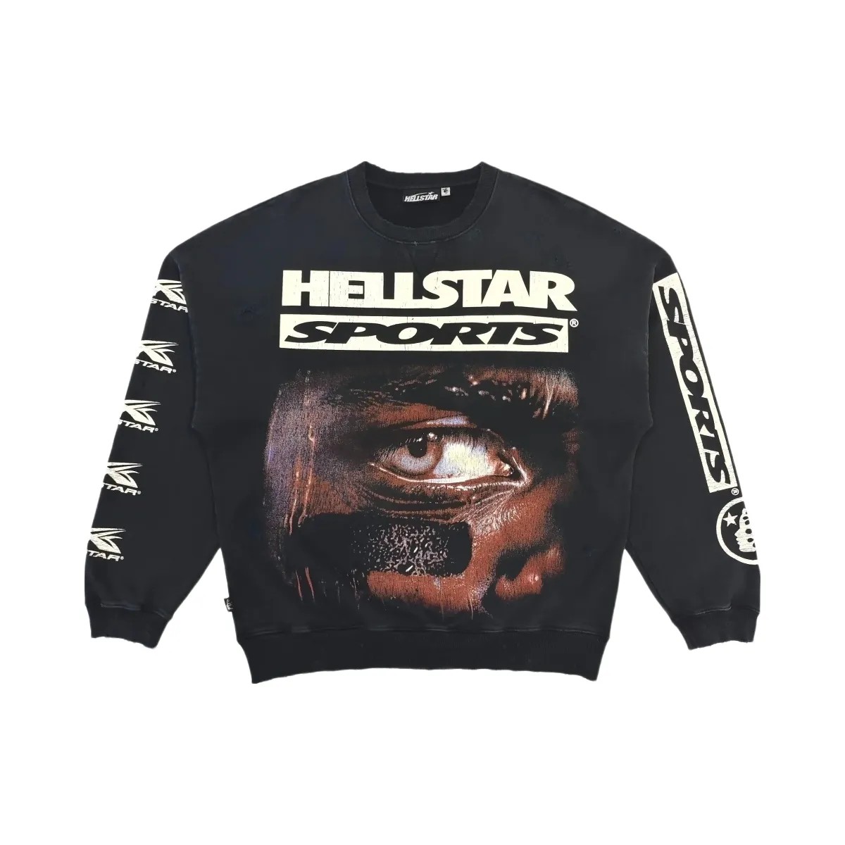 Hellstar Sports 96 Crewneck Black - HypeFly India View 1