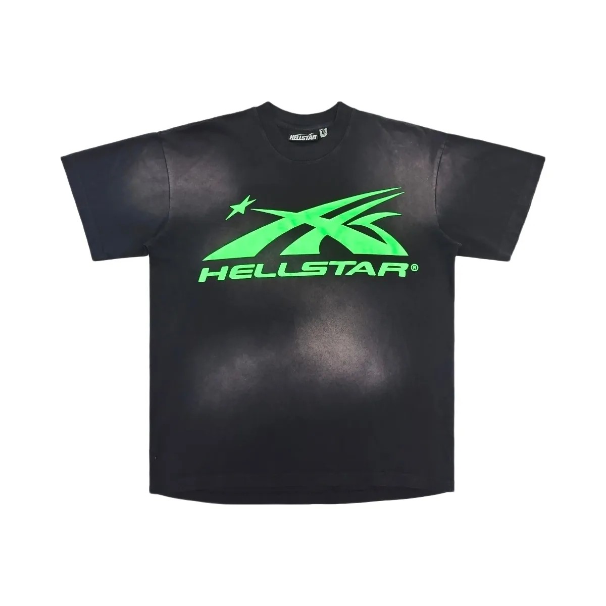 Hellstar Sports Core Gel Logo T Shirt Green/Black - HypeFly India View 1