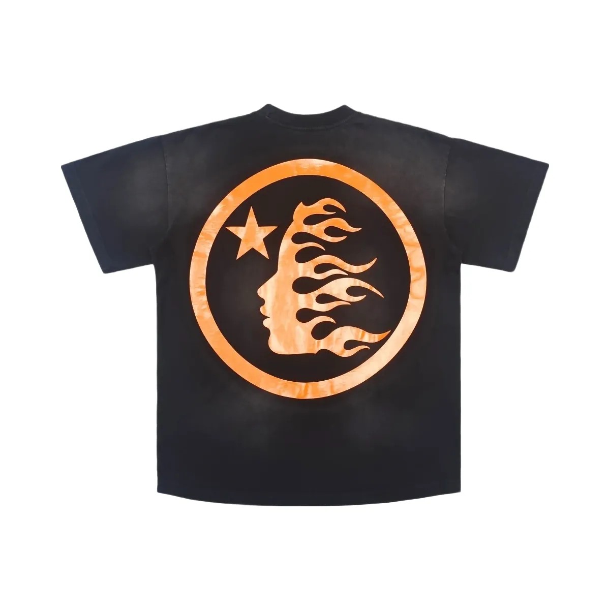 Hellstar Sports Core Gel Logo T Shirt Orange - HypeFly India View 2
