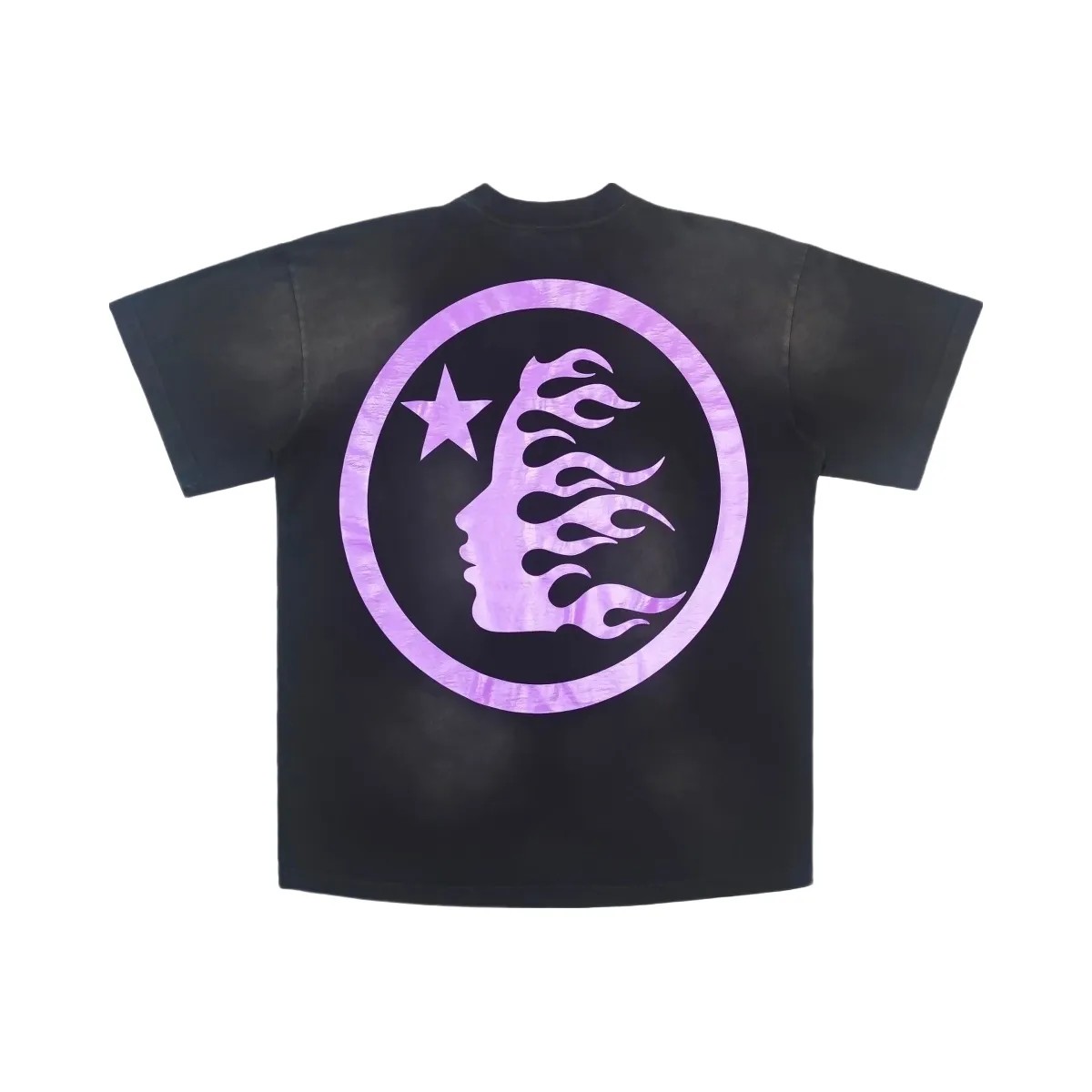 Hellstar Sports Core Gel Logo T Shirt Purple - HypeFly India View 2