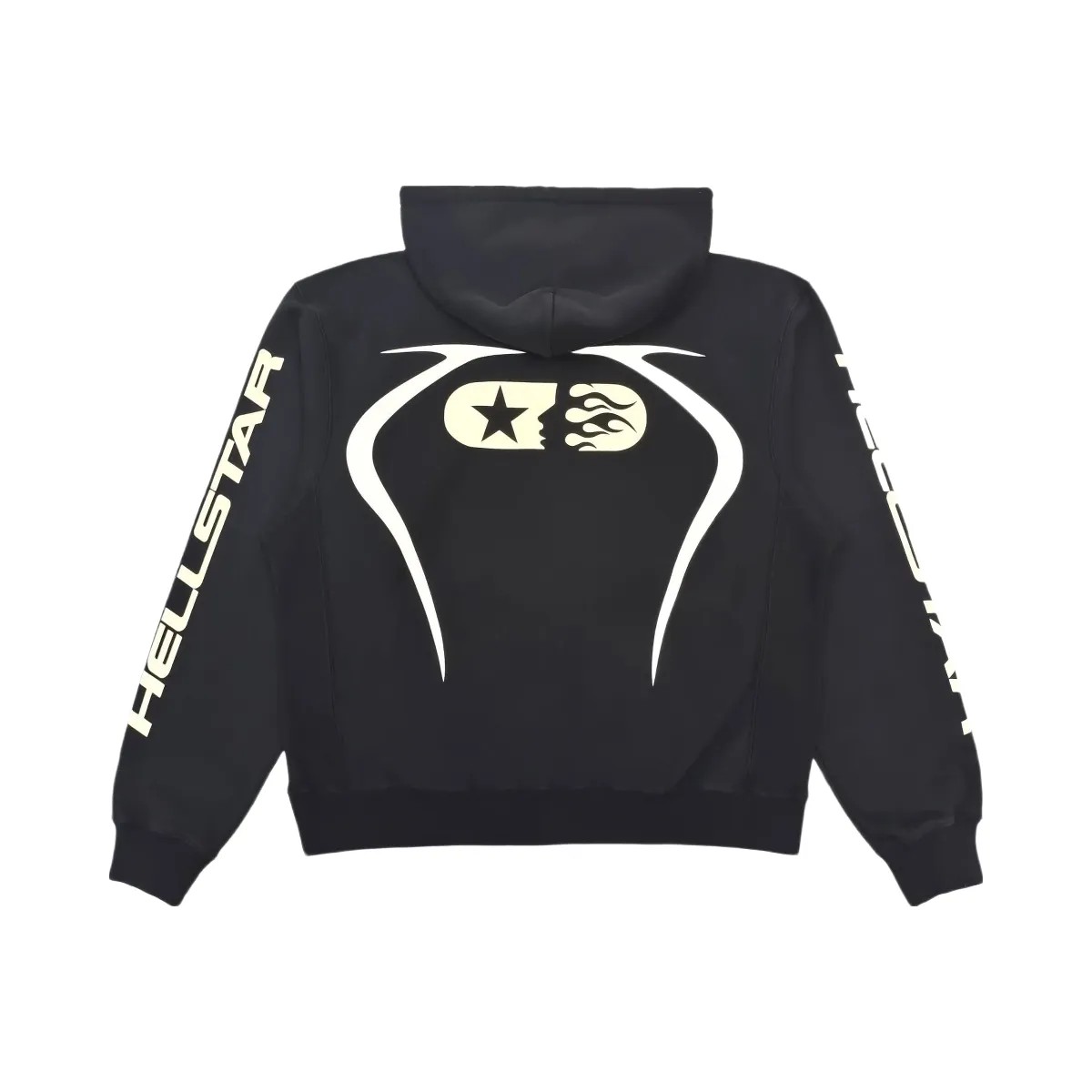 Hellstar Sports Hoodie Jet Black - HypeFly India View 1