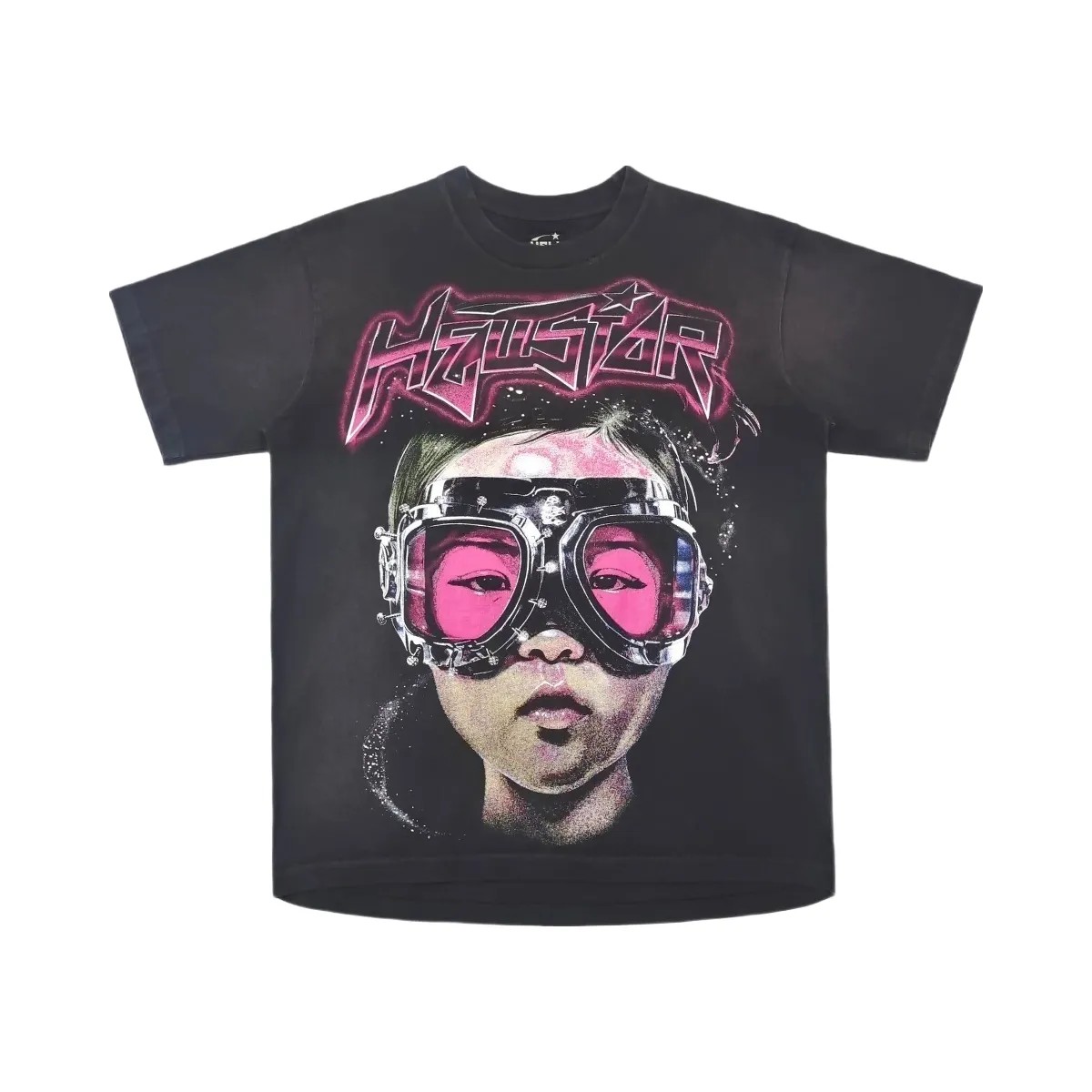 Hellstar The Future T Shirt Black Pink - HypeFly India View 1