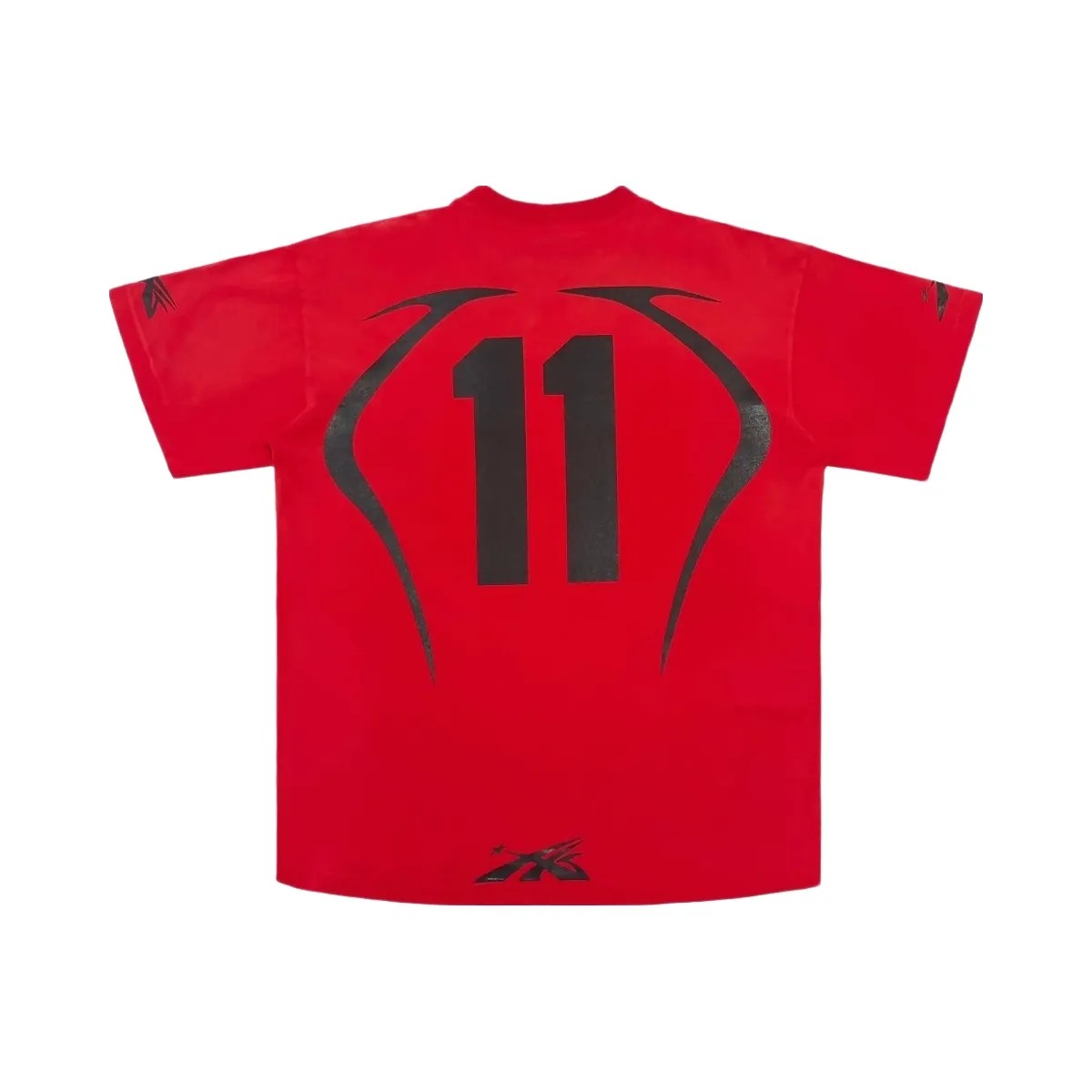 Hellstar Warm Up T Shirt Red - HypeFly India View 2