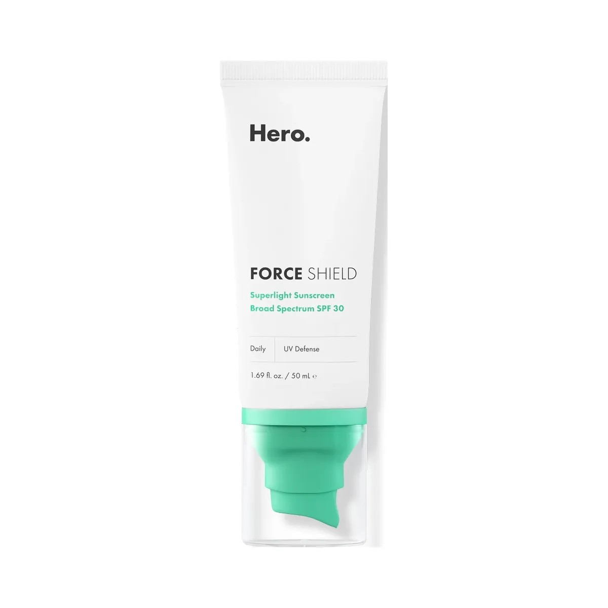 Hero Cosmetics Force Shield Superlight Sunscreen Broad Spectrum SPF 30 - HypeFly India View 1