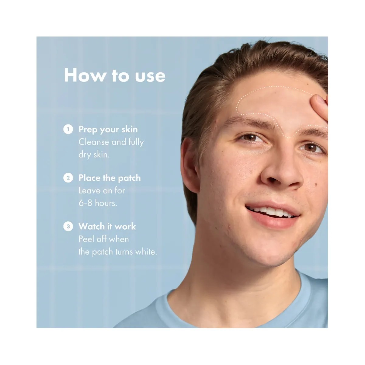 Hero Cosmetics Mighty Patch Forehead Pimple Patches - HypeFly India View 6