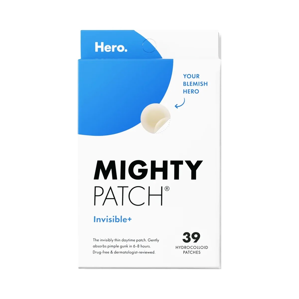 Hero Cosmetics Mighty Patch Invisible+ Daytime Hydrocolloid Acne Pimple Patches - HypeFly India View 1
