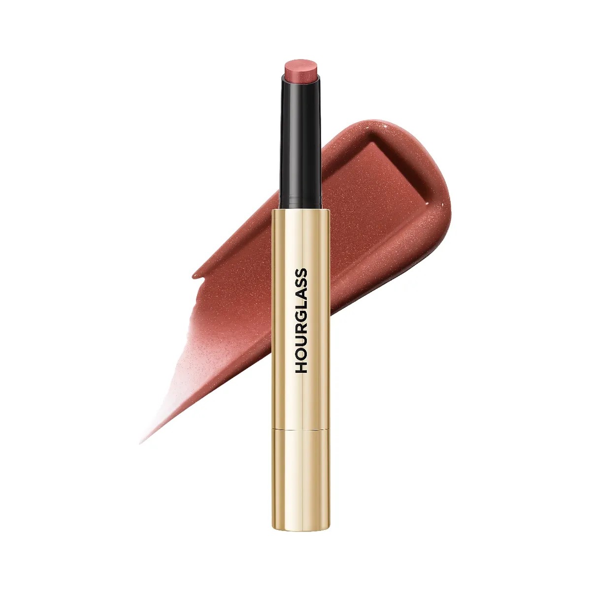Hourglass Phantom Volumizing Glossy Balm Secret 85 - Deep Rose with Rose Gold Pearls - HypeFly India View 1