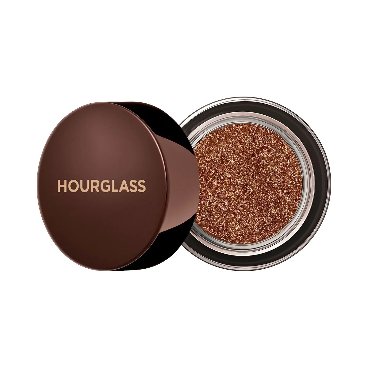 Hourglass Scattered Light Glitter Eyeshadow Burnish - Deep Bronze - HypeFly India View 1