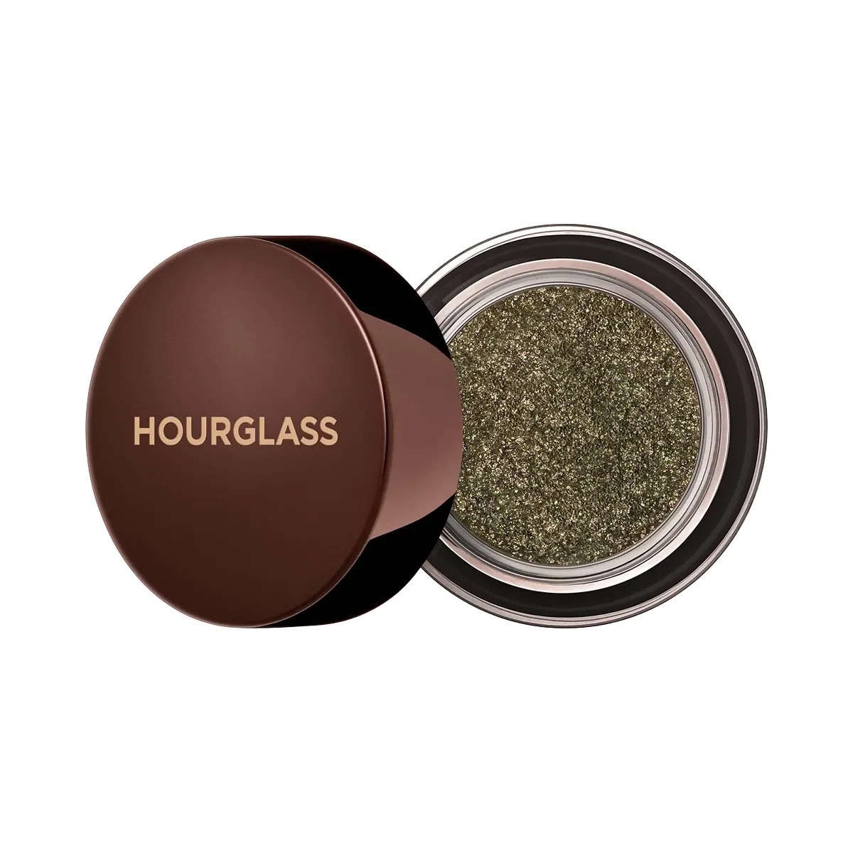 Hourglass Scattered Light Glitter Eyeshadow Vivid - Olive - HypeFly India View 1