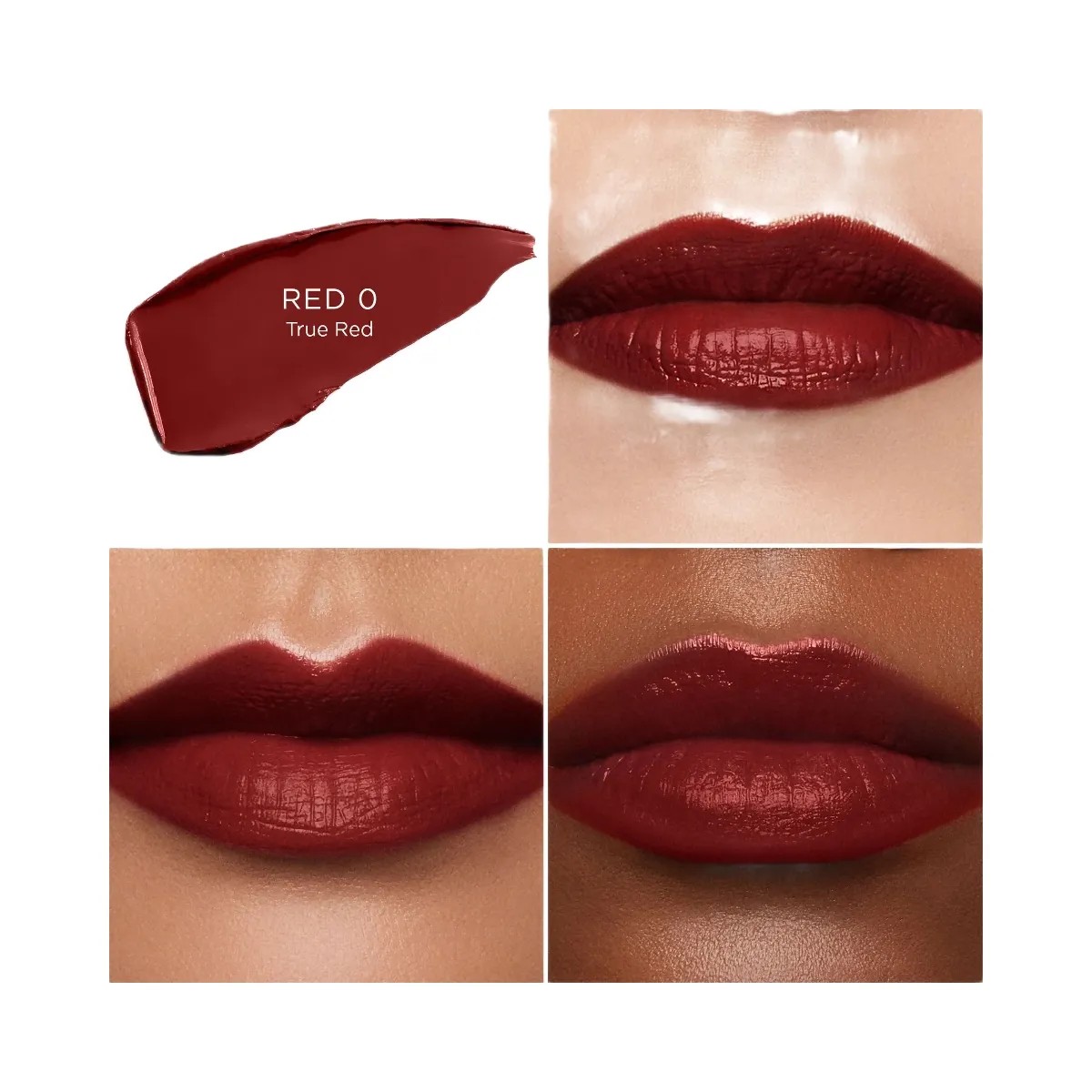 Hourglass Unlocked Satin Creme Lipstick Red 0 - HypeFly India View 3