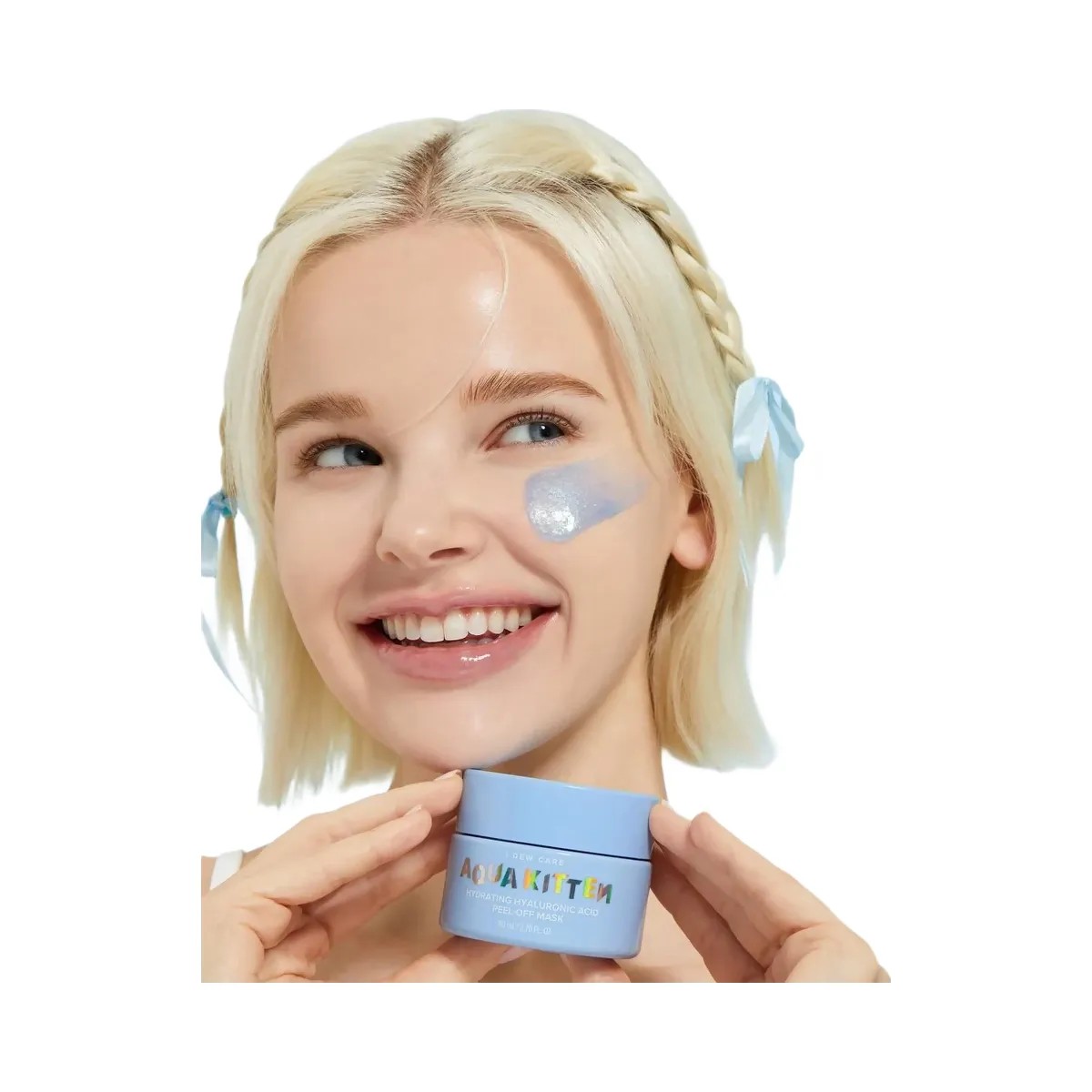 I Dew Care Aqua Kitten Hydrating Hyaluronic Acid Peel-Off Mask - HypeFly India View 5