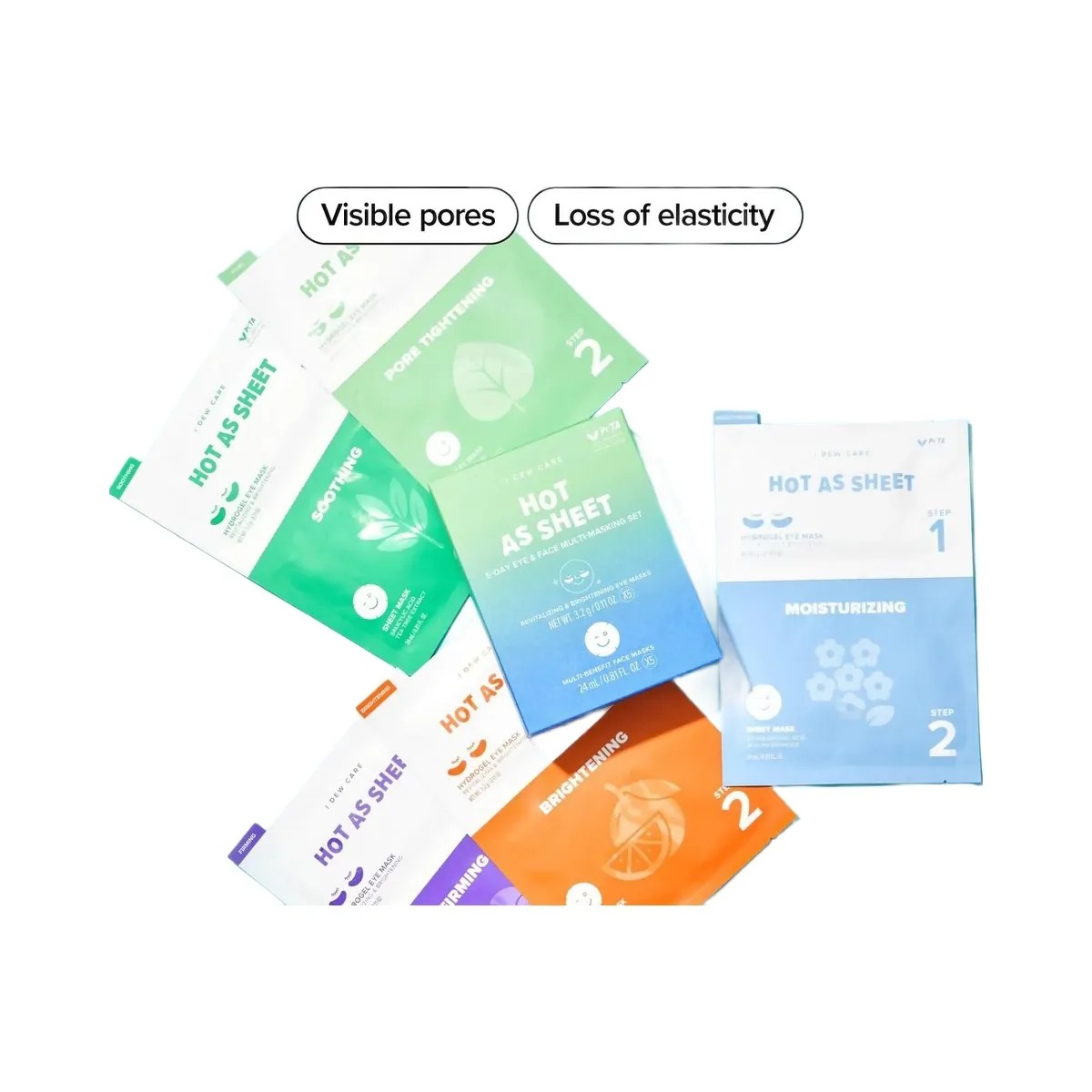 I Dew Care Hot As Sheet 5-Day Eye & Face Multi-Masking Set - HypeFly India View 2