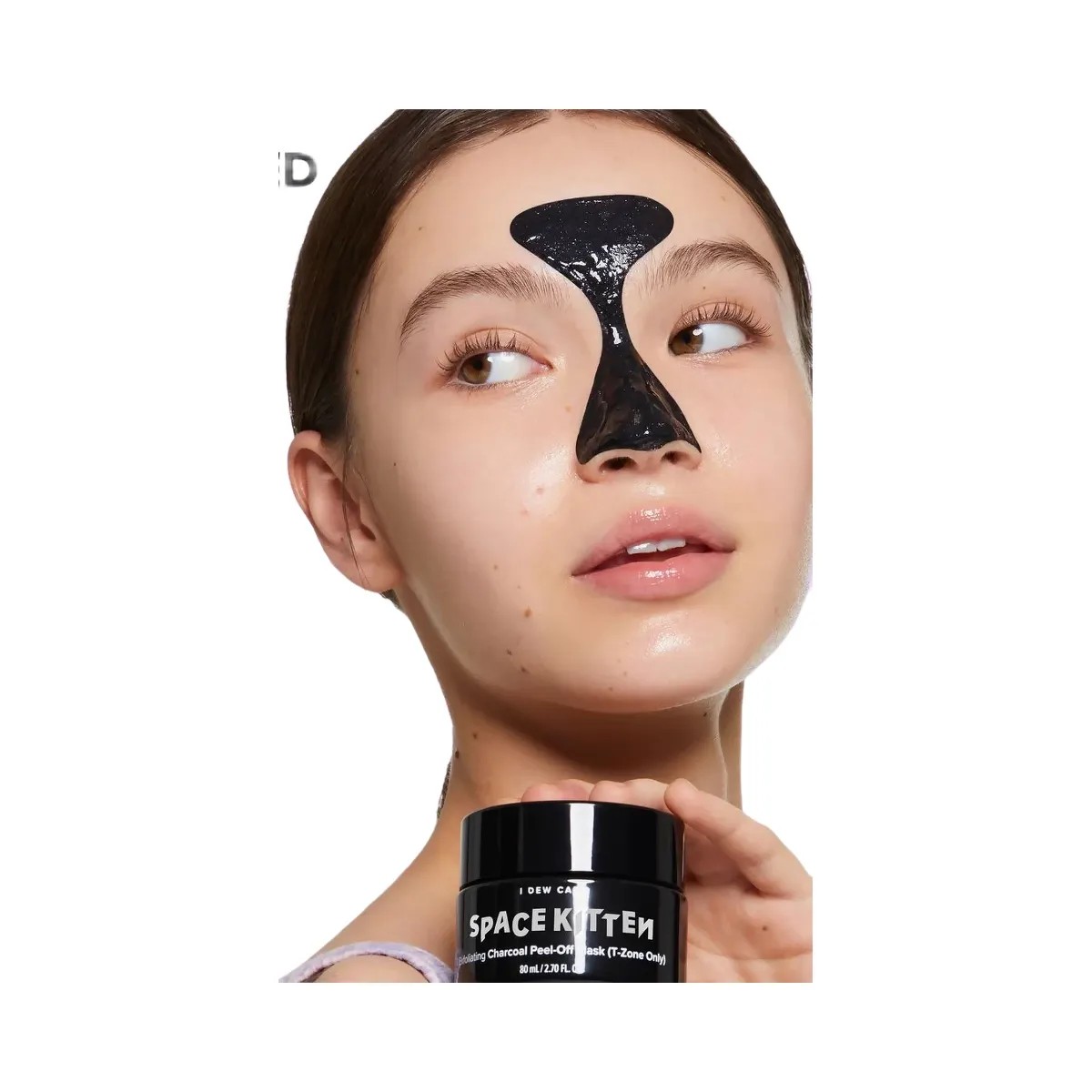 I Dew Care Space Kitten Exfoliating Charcoal Peel-Off Mask - HypeFly India View 4