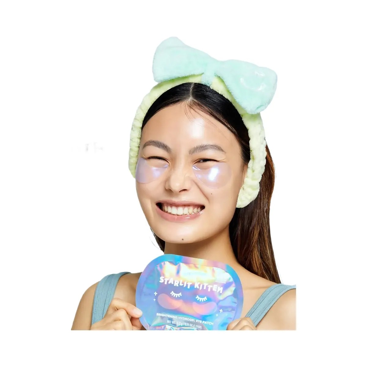 I Dew Care Starlit Kitten Brightening Hydrogel Eye Patch - HypeFly India View 6