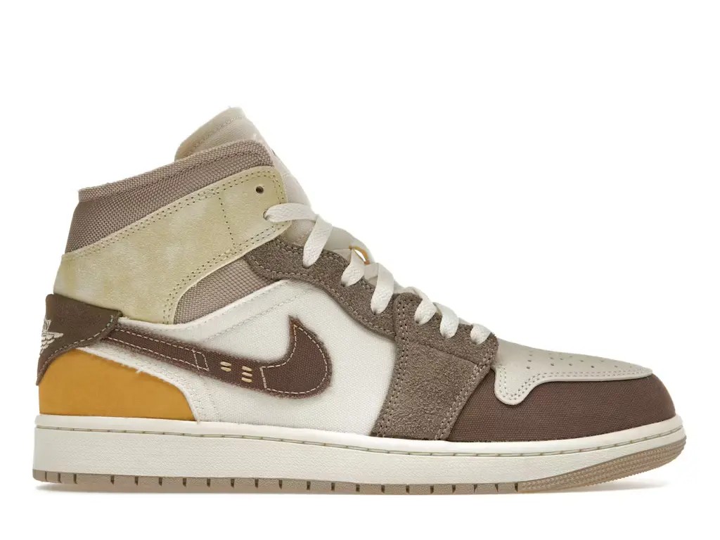 Air Jordan 1 Mid SE Craft Taupe Haze - HypeFly India View 1