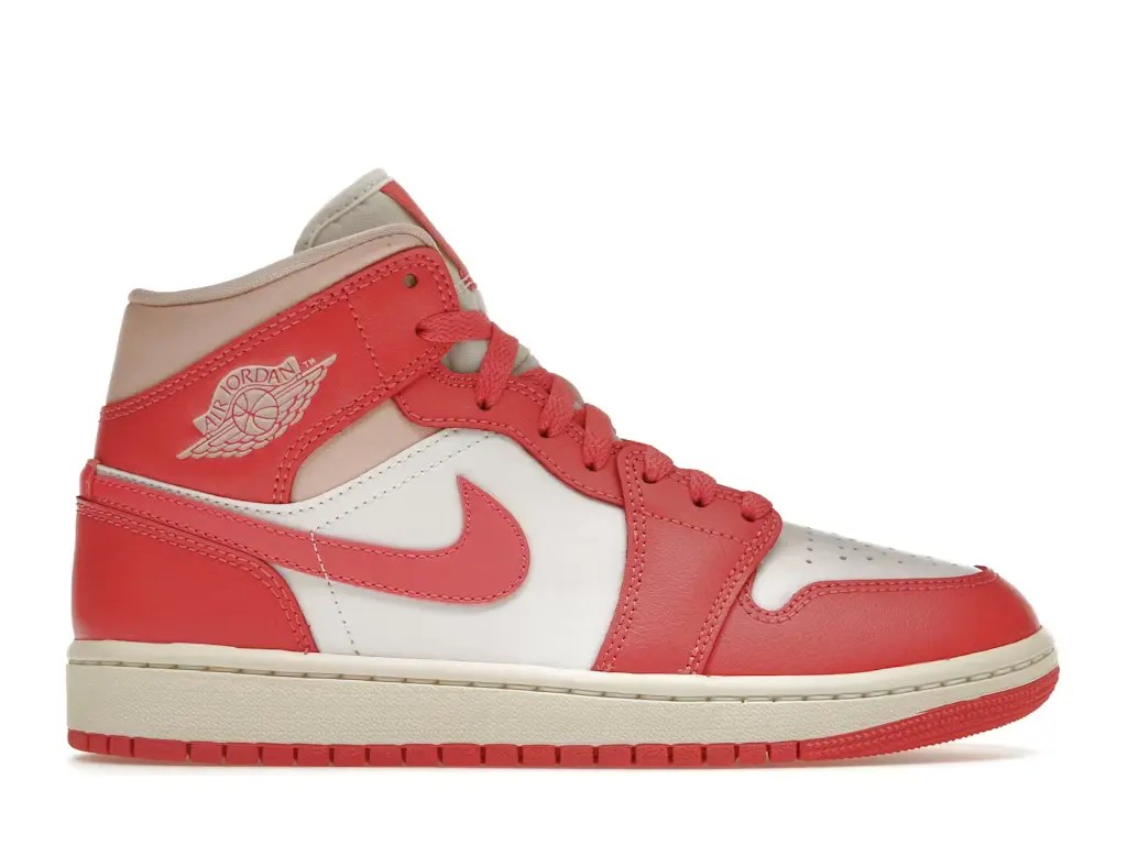 Jordan 1 Mid Strawberries and Cream - HypeFly India View 1
