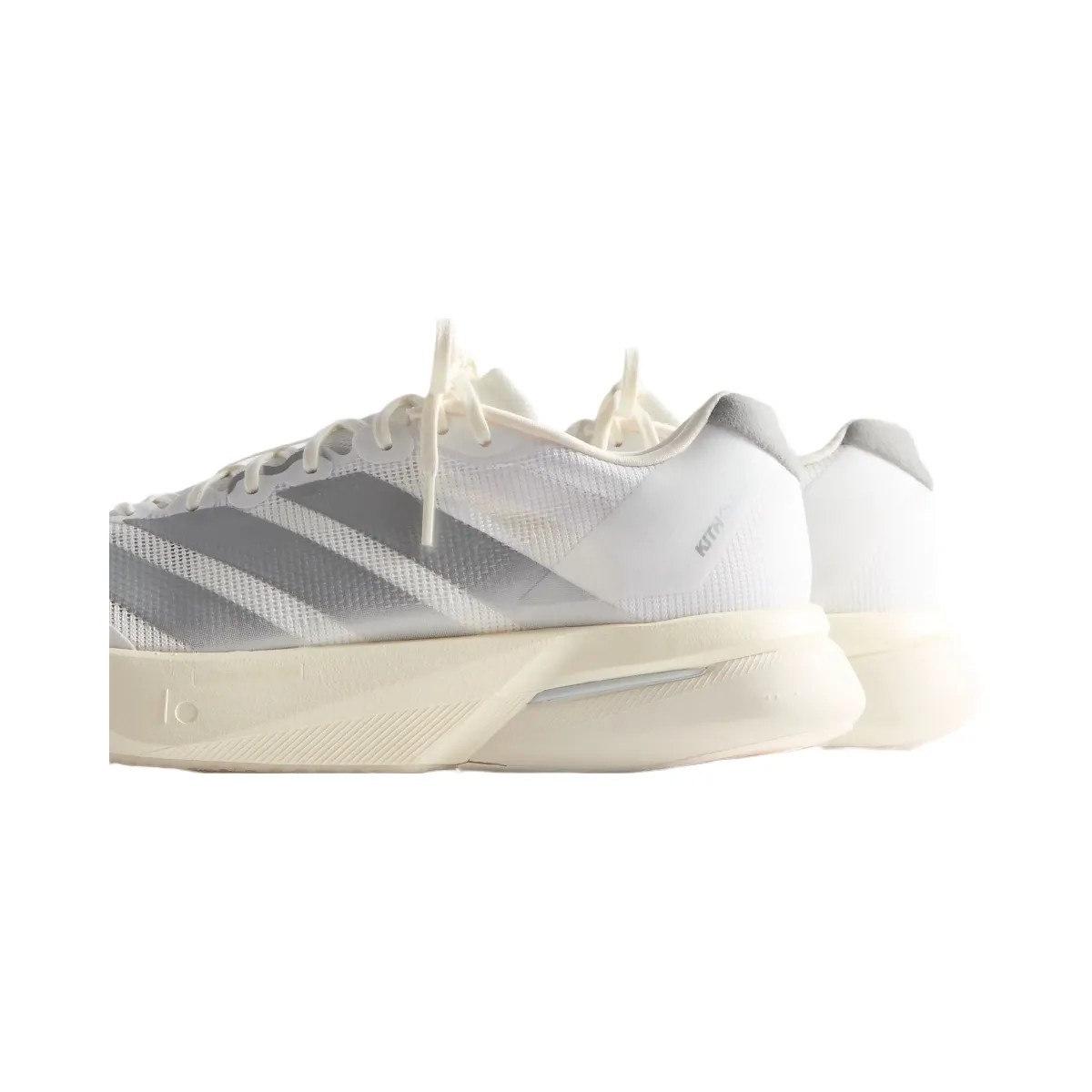 Kith x adidas Adizero Boston 13 - White / Silver Metallic / Grey - HypeFly India View 3
