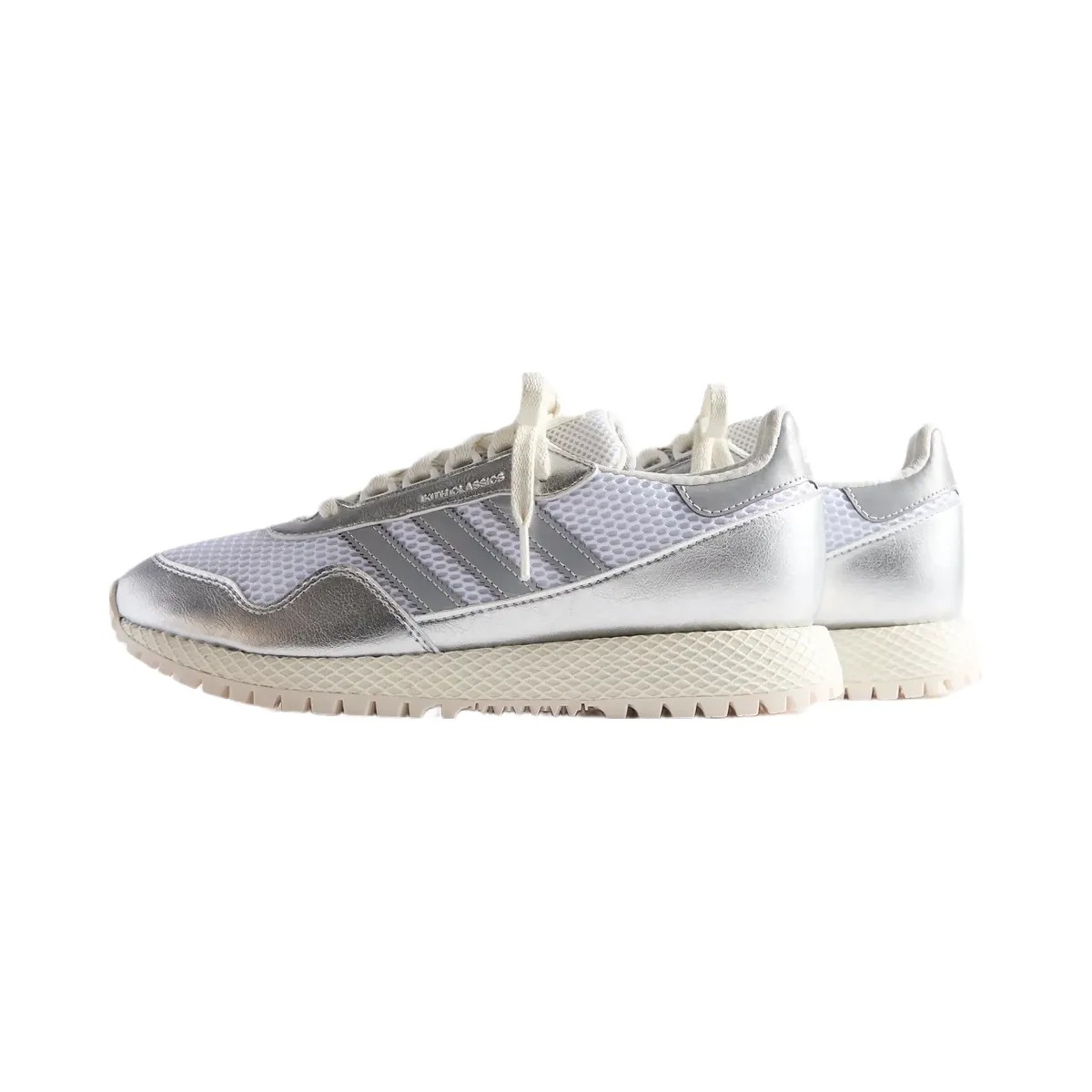 Kith x adidas New York - White / Navy Blazer / Silver Metallic - HypeFly India View 4
