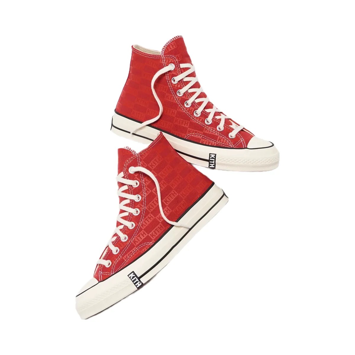 Kith x Converse Chuck Taylor All Star 1970 Classics - Salsa / Egret / Natural - HypeFly India View 2