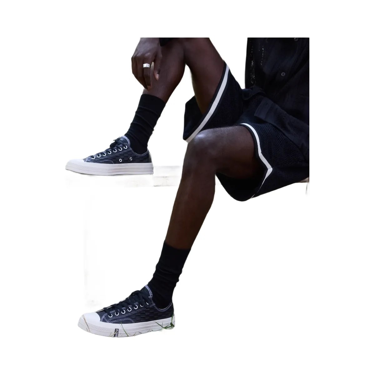 Kith x Converse Chuck Taylor All Star 1970 Ox - Black / Egret / White Box - HypeFly India View 2