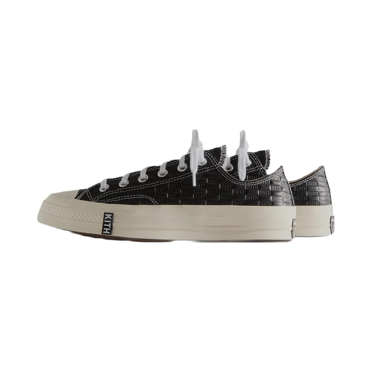 Kith x Converse Chuck Taylor All Star 1970 Ox - Black / Egret / White Box - HypeFly India View 5