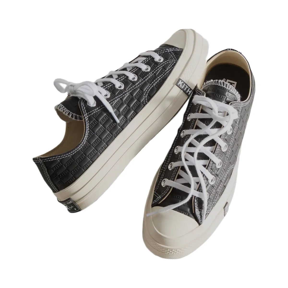 Kith x Converse Chuck Taylor All Star 1970 Ox - Black / Egret / White Box - HypeFly India View 6