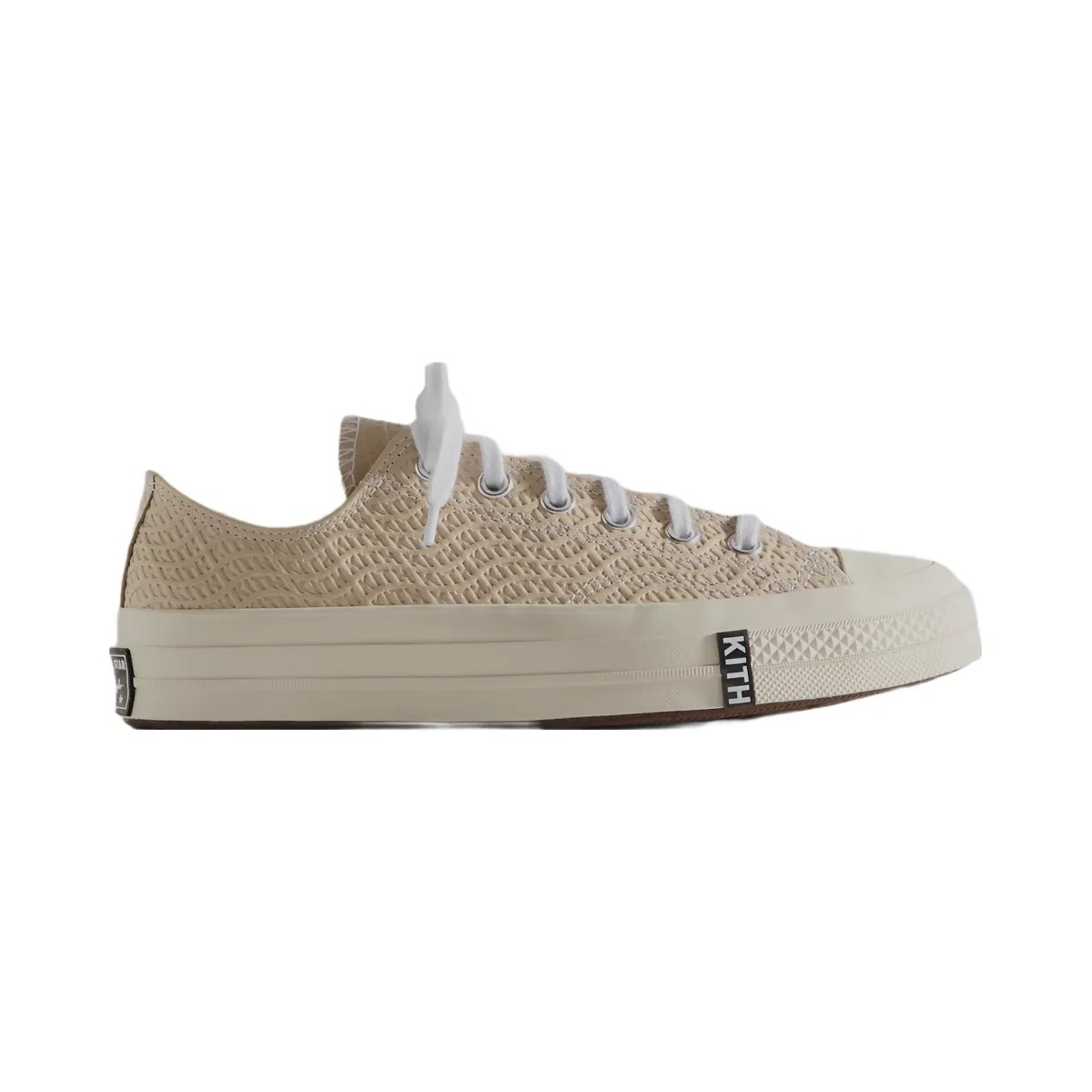Kith x Converse Chuck Taylor All Star 1970 Ox - Egret / White / Black Wave - HypeFly India View 1