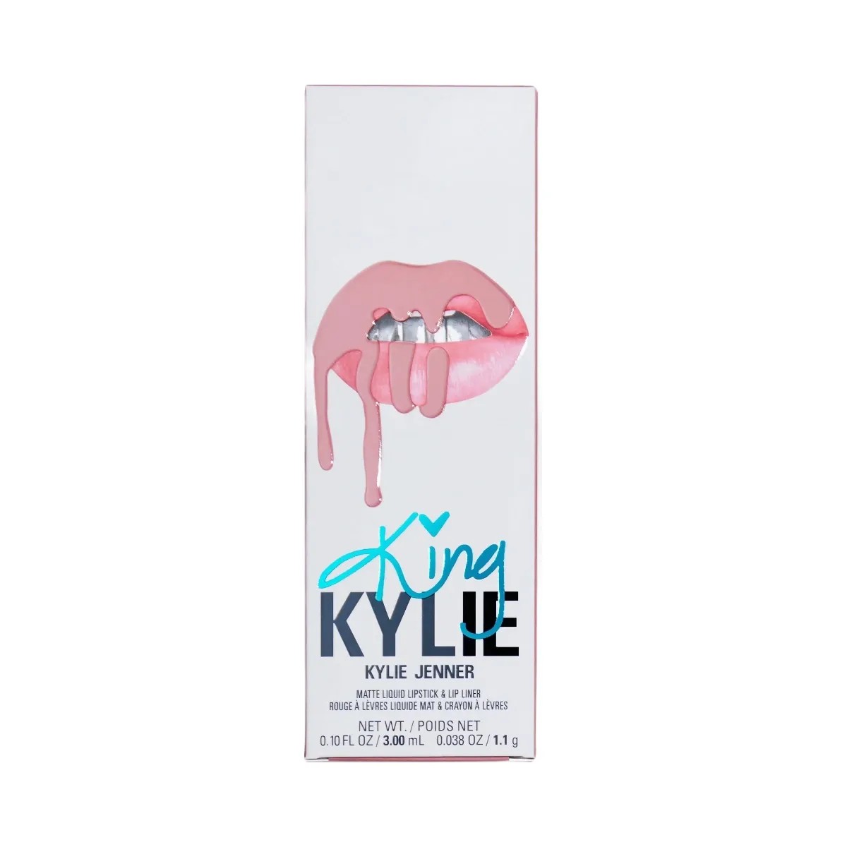 Kylie King Matte Lip Kit Soft Beige Pink Lipstick & Brown Beige Lip Liner - HypeFly India View 1