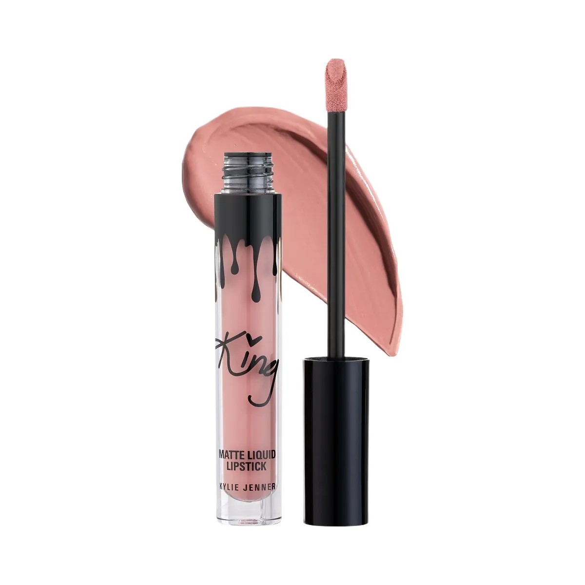 Kylie King Matte Lip Kit Soft Beige Pink Lipstick & Brown Beige Lip Liner - HypeFly India View 2
