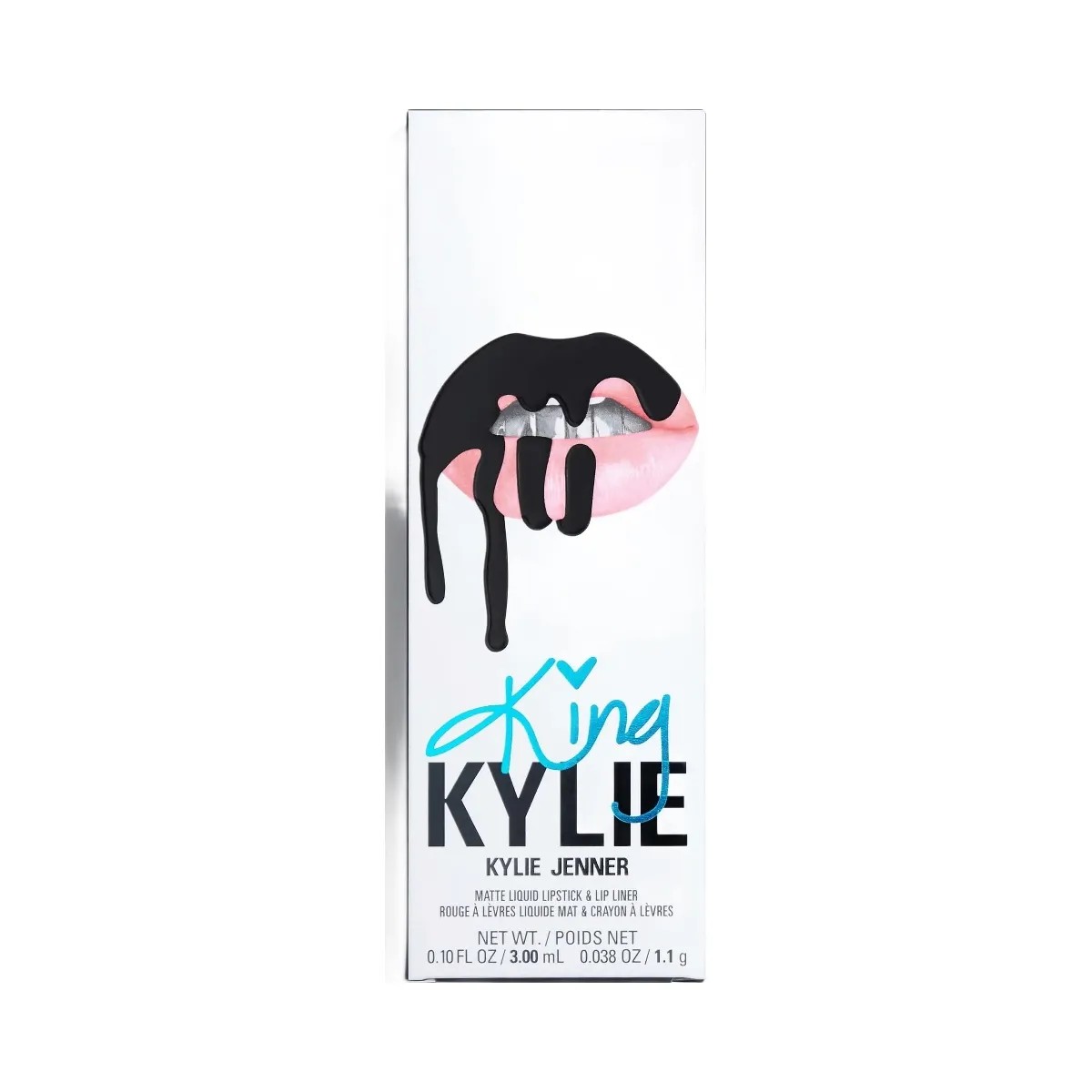 Kylie King Matte Lip Kit True Black - HypeFly India View 6