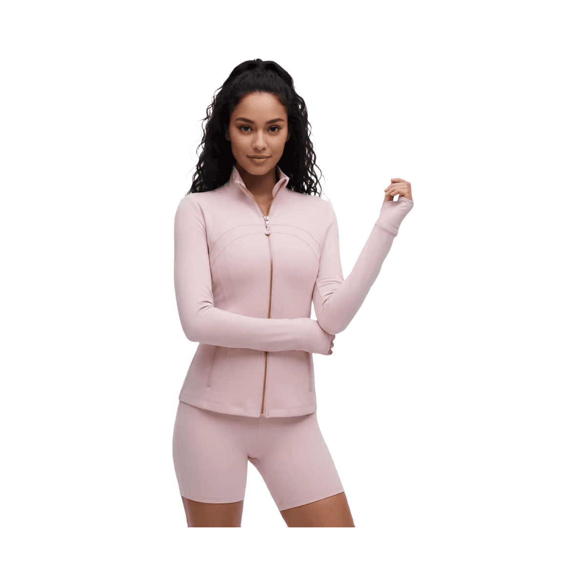 Lululemon Define Jacket Nulu Pink Haze/Rose Gold - HypeFly India View 1