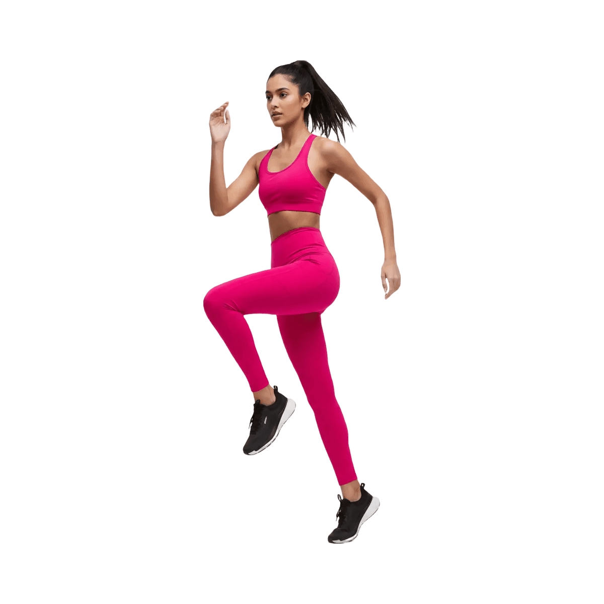 Lululemon Fast and Free High-Rise Tight 25” Pockets Updated Dark Red - HypeFly India View 1