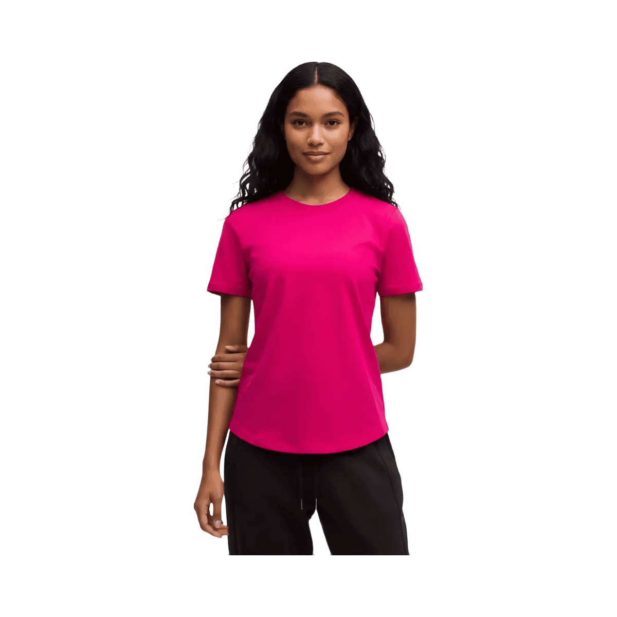 Lululemon Love Curved-Hem Crewneck T-Shirt Passionate - HypeFly India View 1