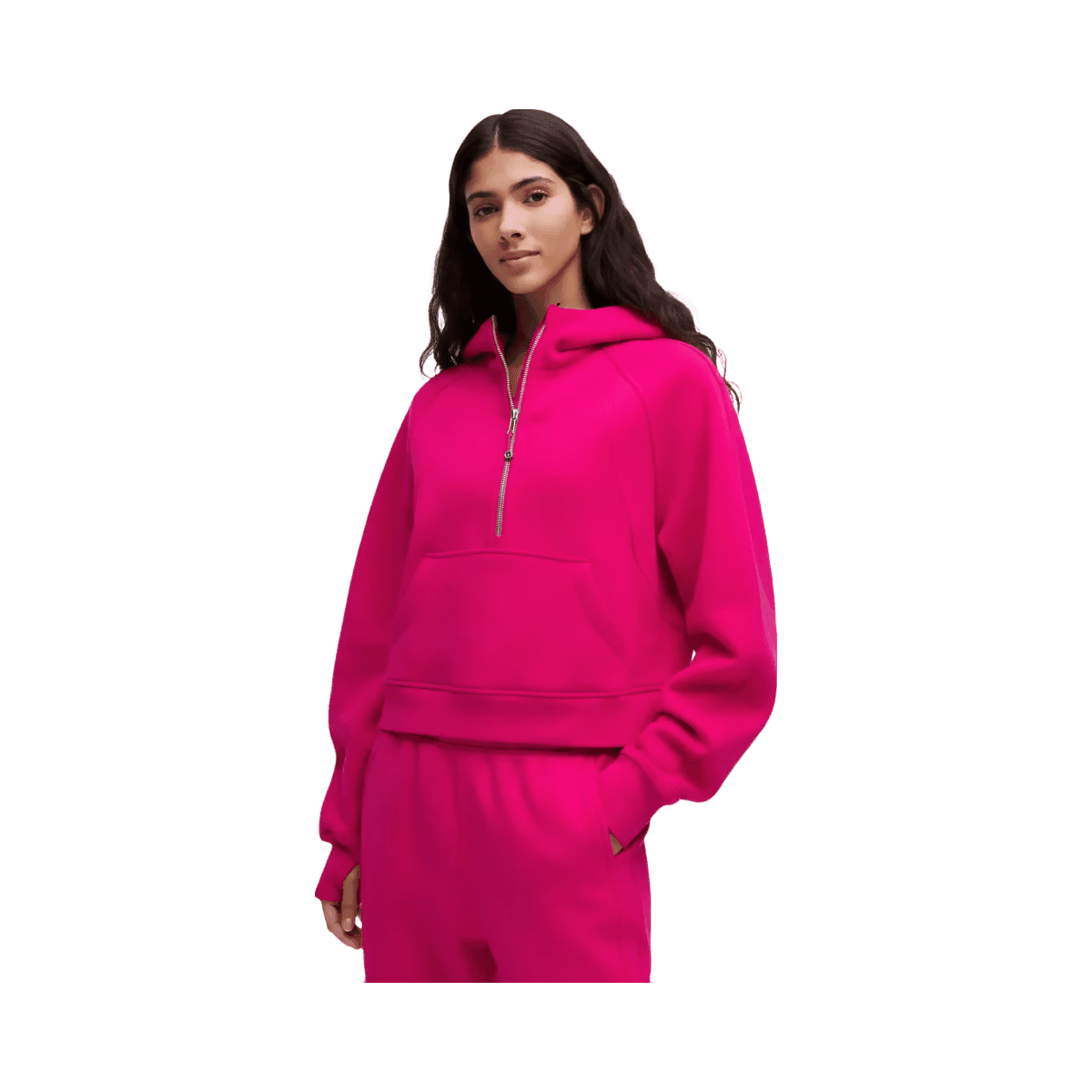 Lululemon Scuba Oversized Half-Zip Hoodie Passionate - HypeFly India View 1