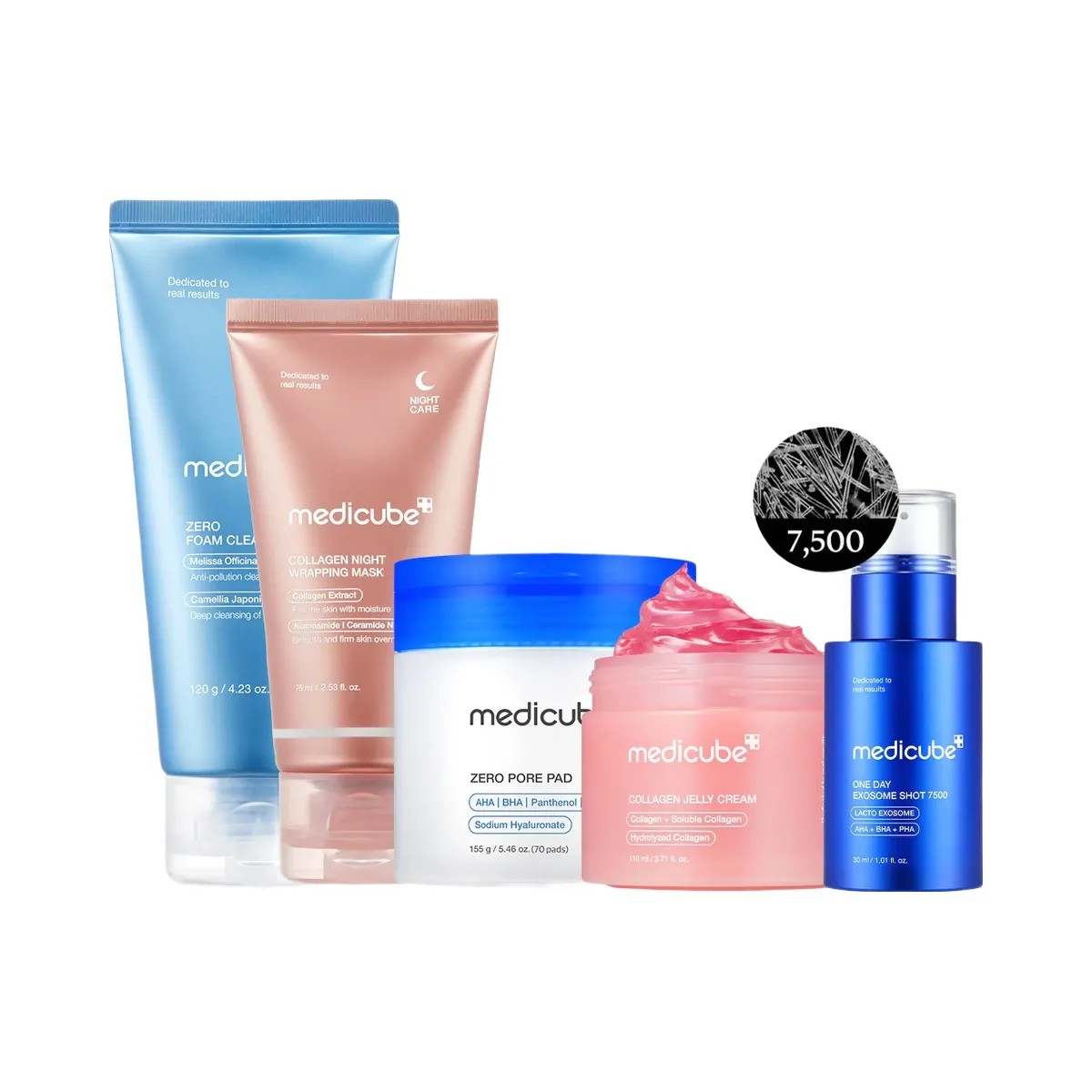 Medicube Affordable Glass Glow 7-Day Skincare Set - HypeFly India View 1