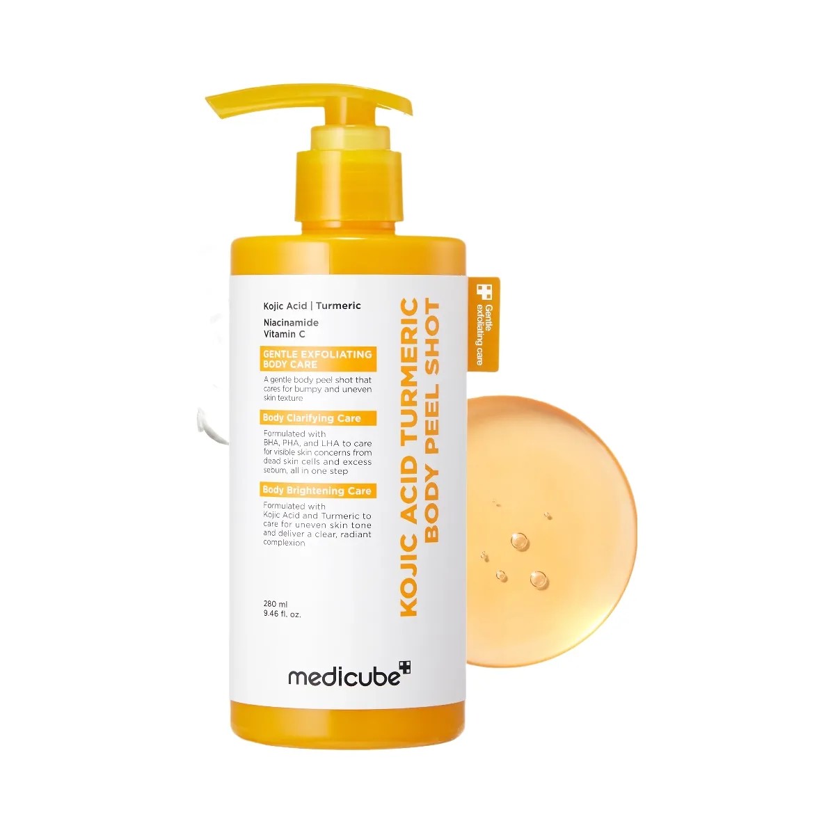 Medicube Kojic Acid Turmeric Body Peel Shot - HypeFly India View 1