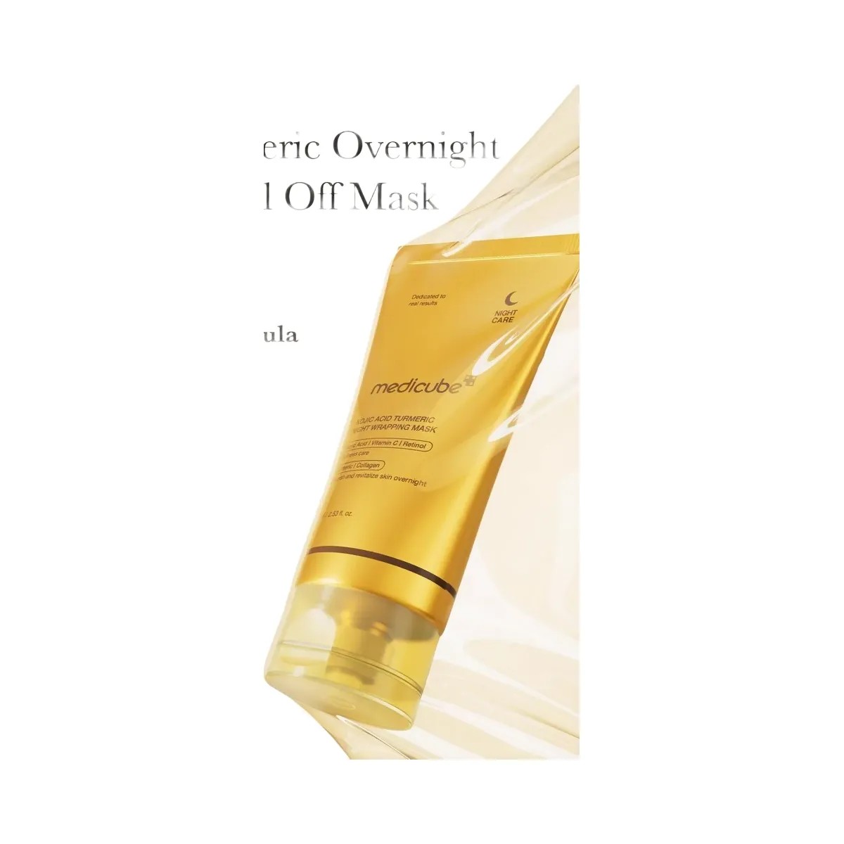 medicube Kojic Acid Turmeric Night Wrapping Mask - HypeFly India View 2