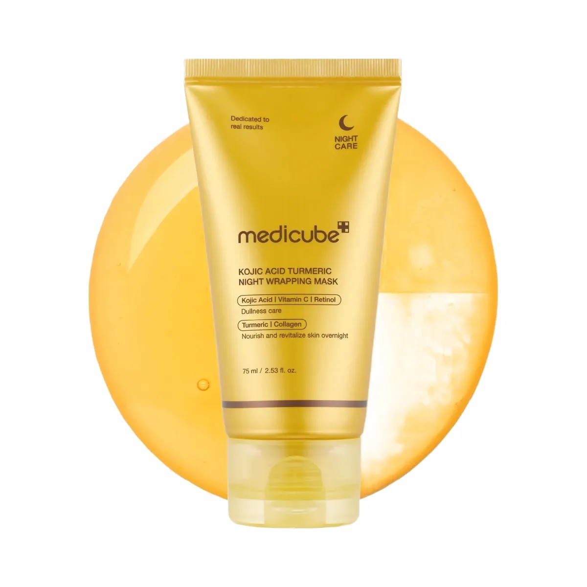 Medicube Kojic Acid Turmeric Overnight Wrapping Mask - HypeFly India View 1