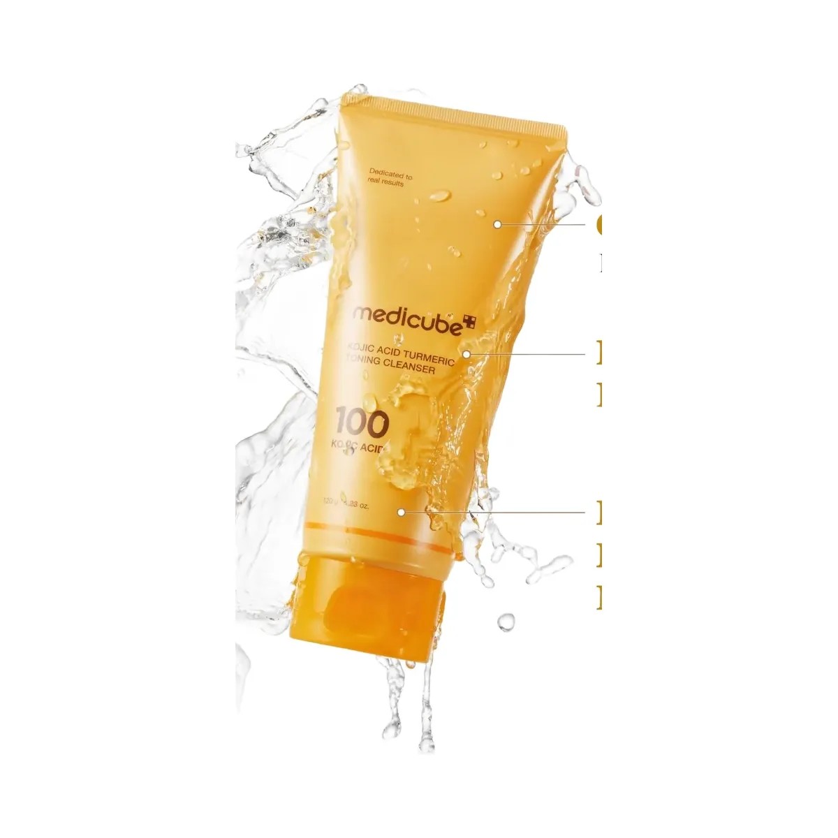 medicube Kojic Acid Turmeric Toning Cleanser - HypeFly India View 6