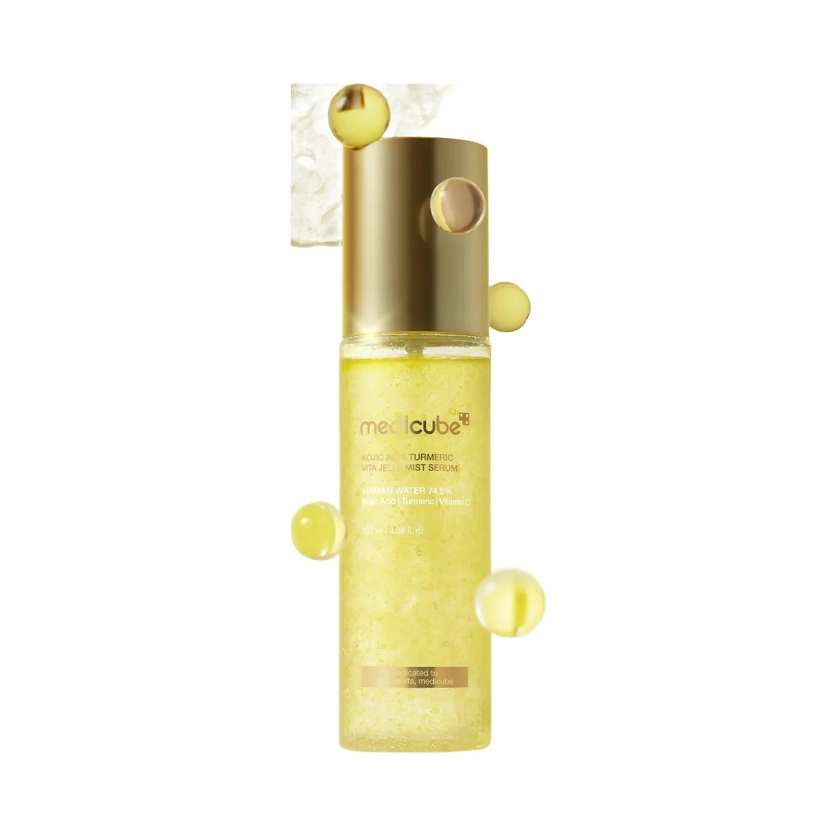 Medicube Kojic Acid Turmeric Vitamin Gold Jelly Mist Serum - HypeFly India View 3