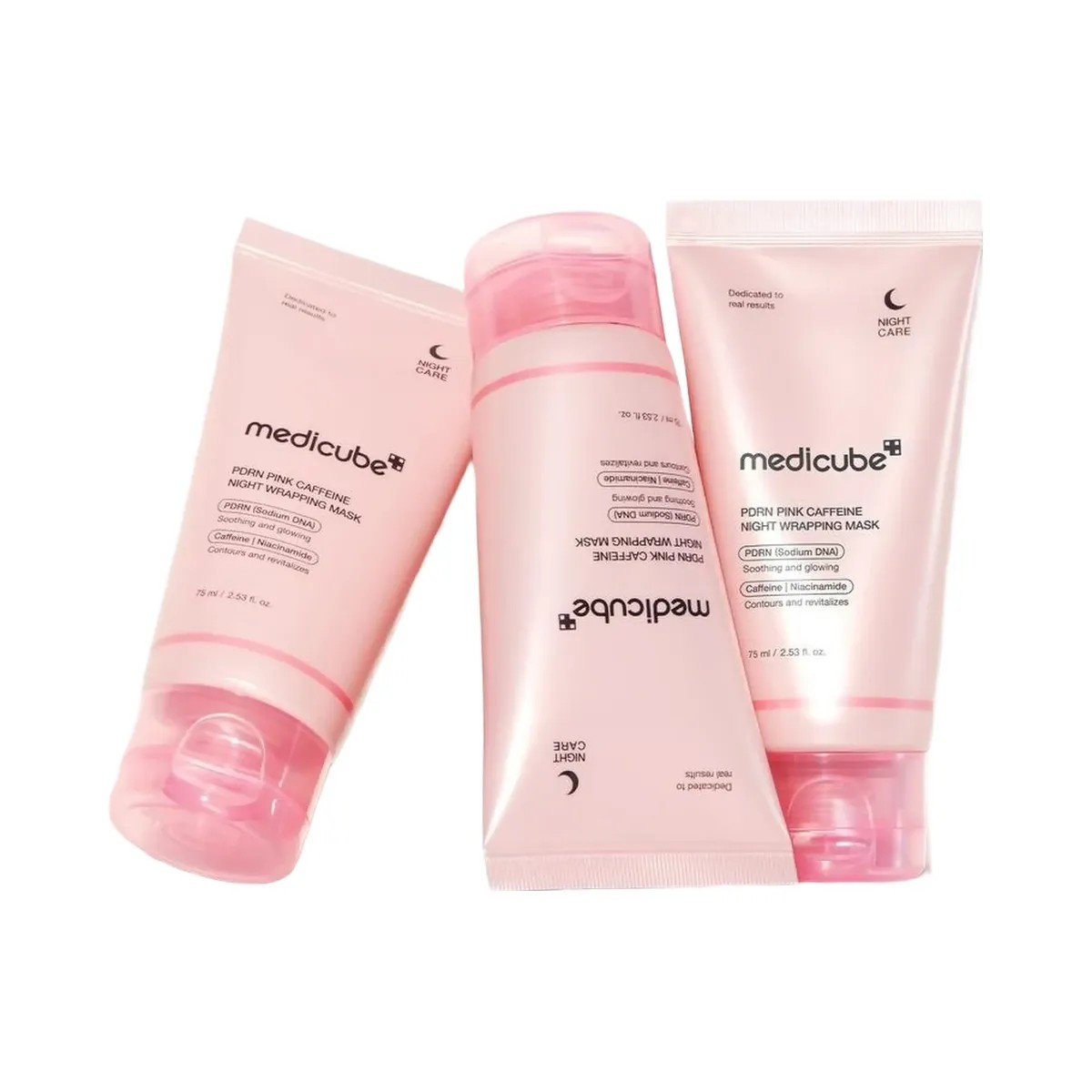 medicube PDRN Pink Caffeine Night Wrapping Mask - HypeFly India View 3
