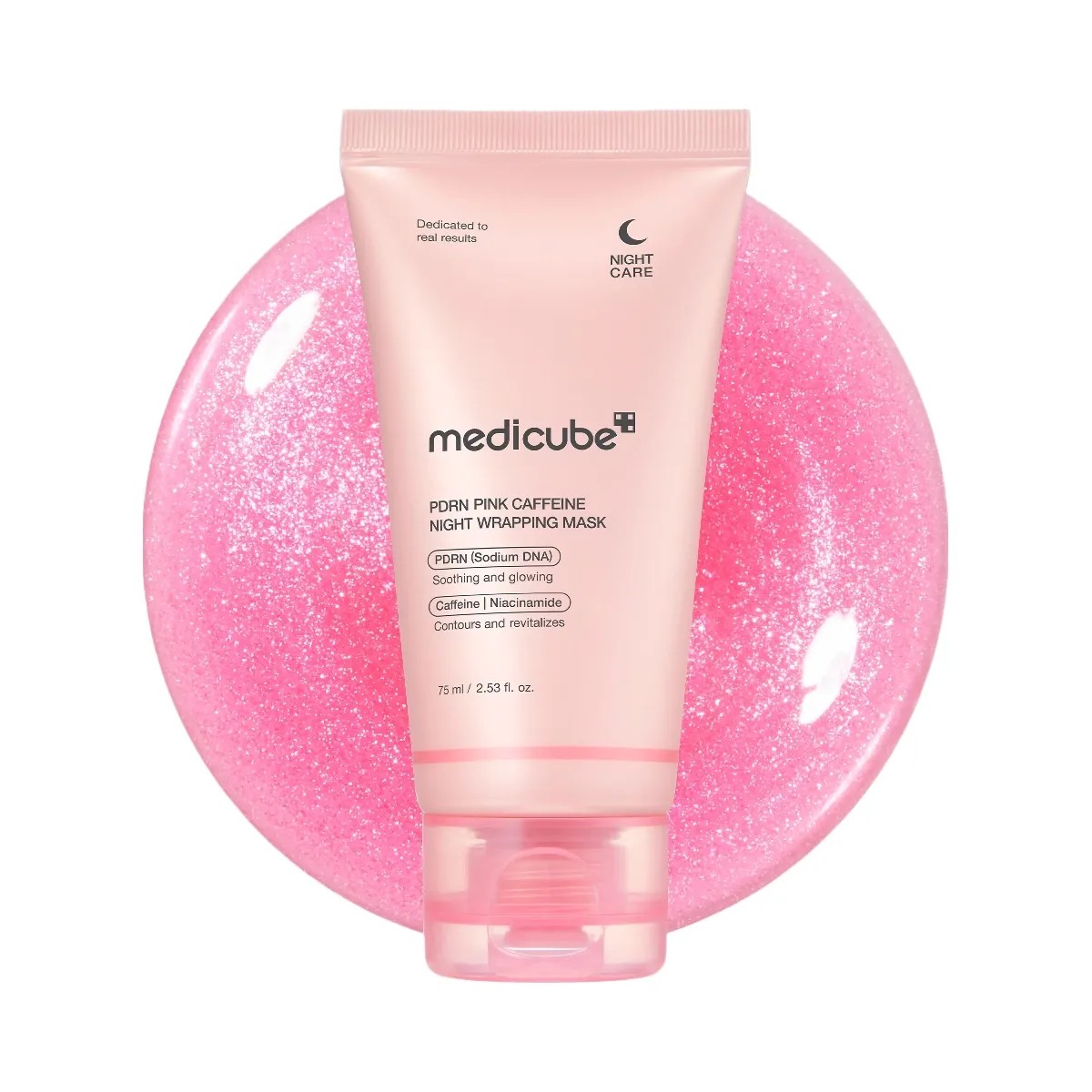Medicube PDRN Pink Caffeine Overnight Wrapping Mask - HypeFly India View 1