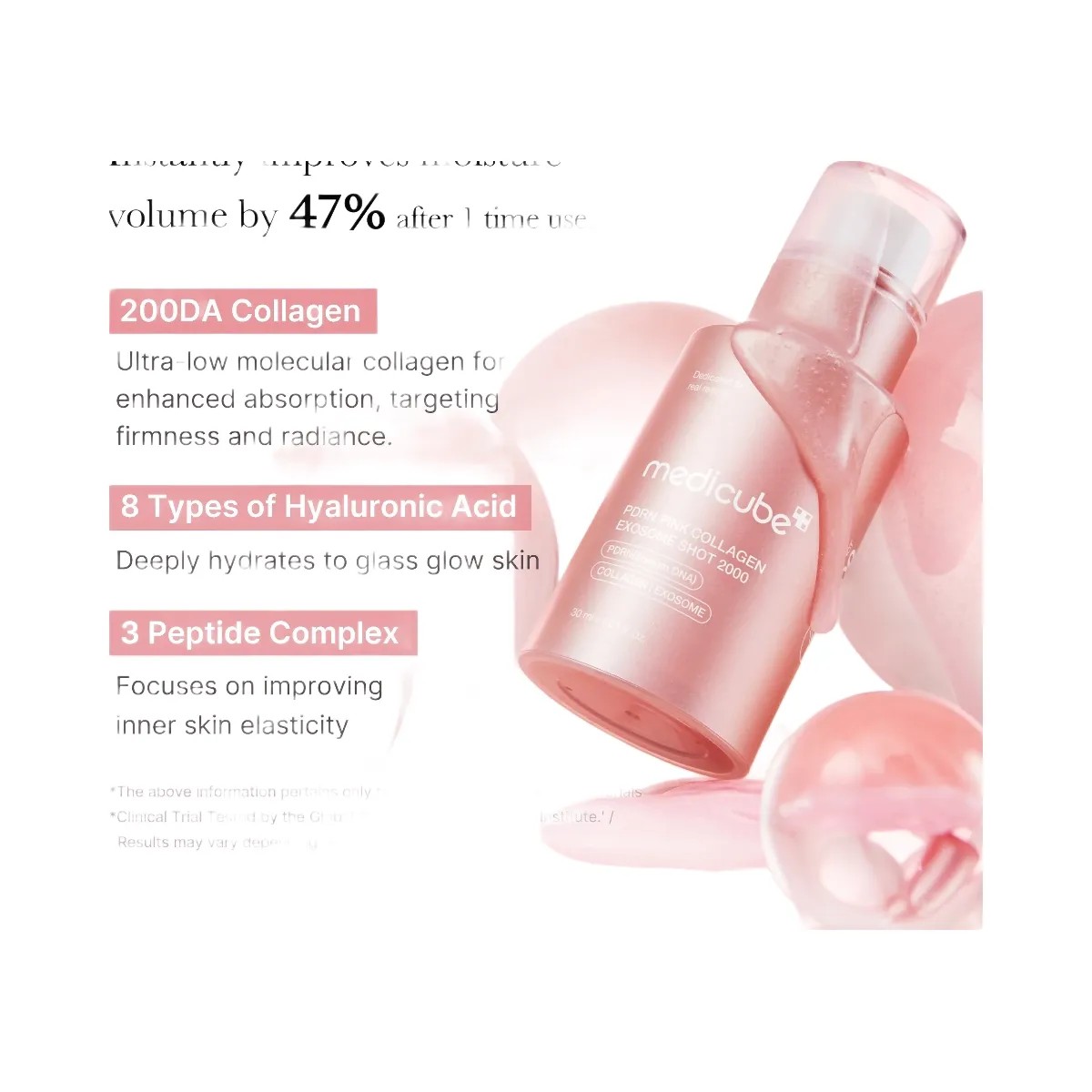 Medicube PDRN Pink Collagen Exosome Shot - HypeFly India View 2