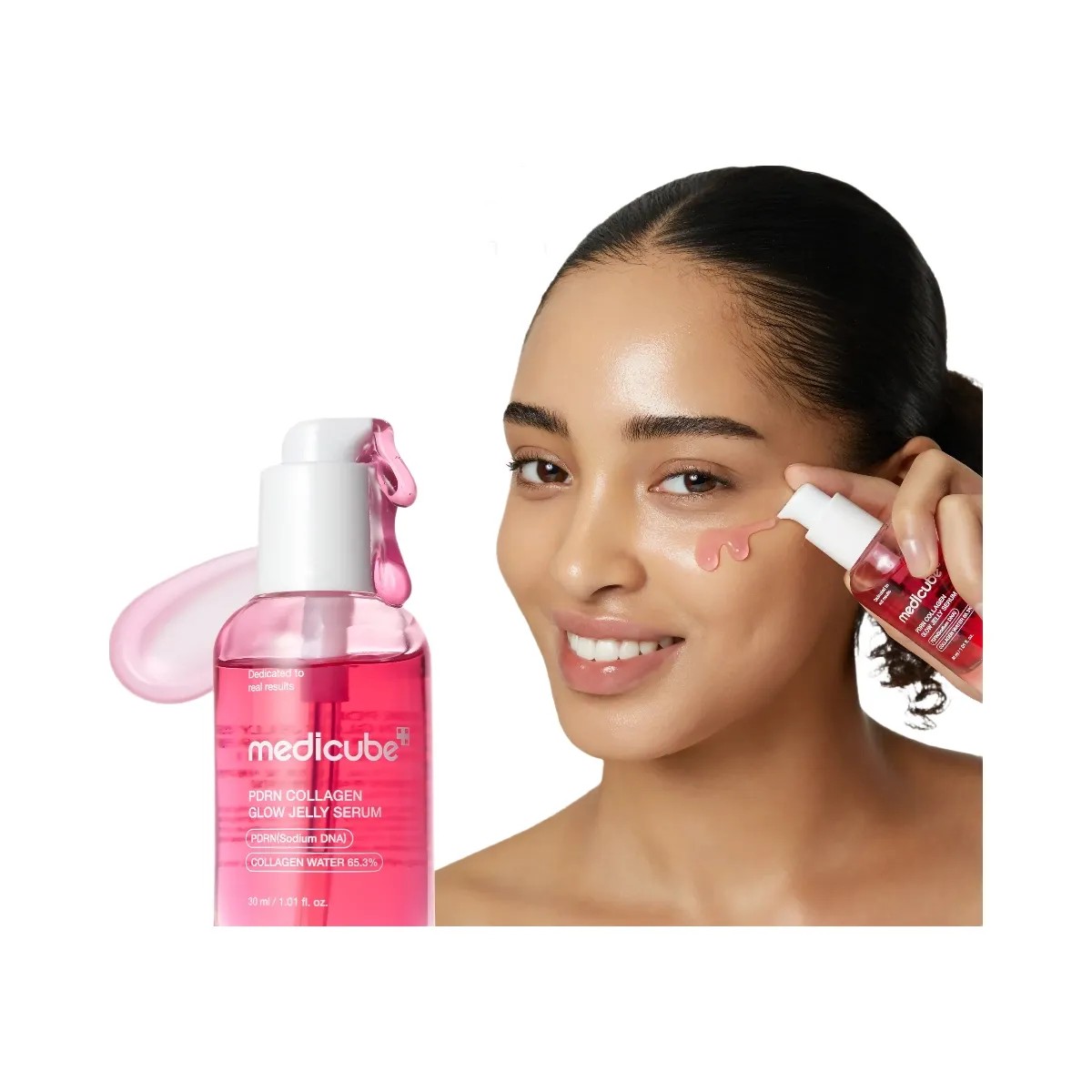 Medicube PDRN Pink Collagen Glow Jelly Serum - HypeFly India View 5