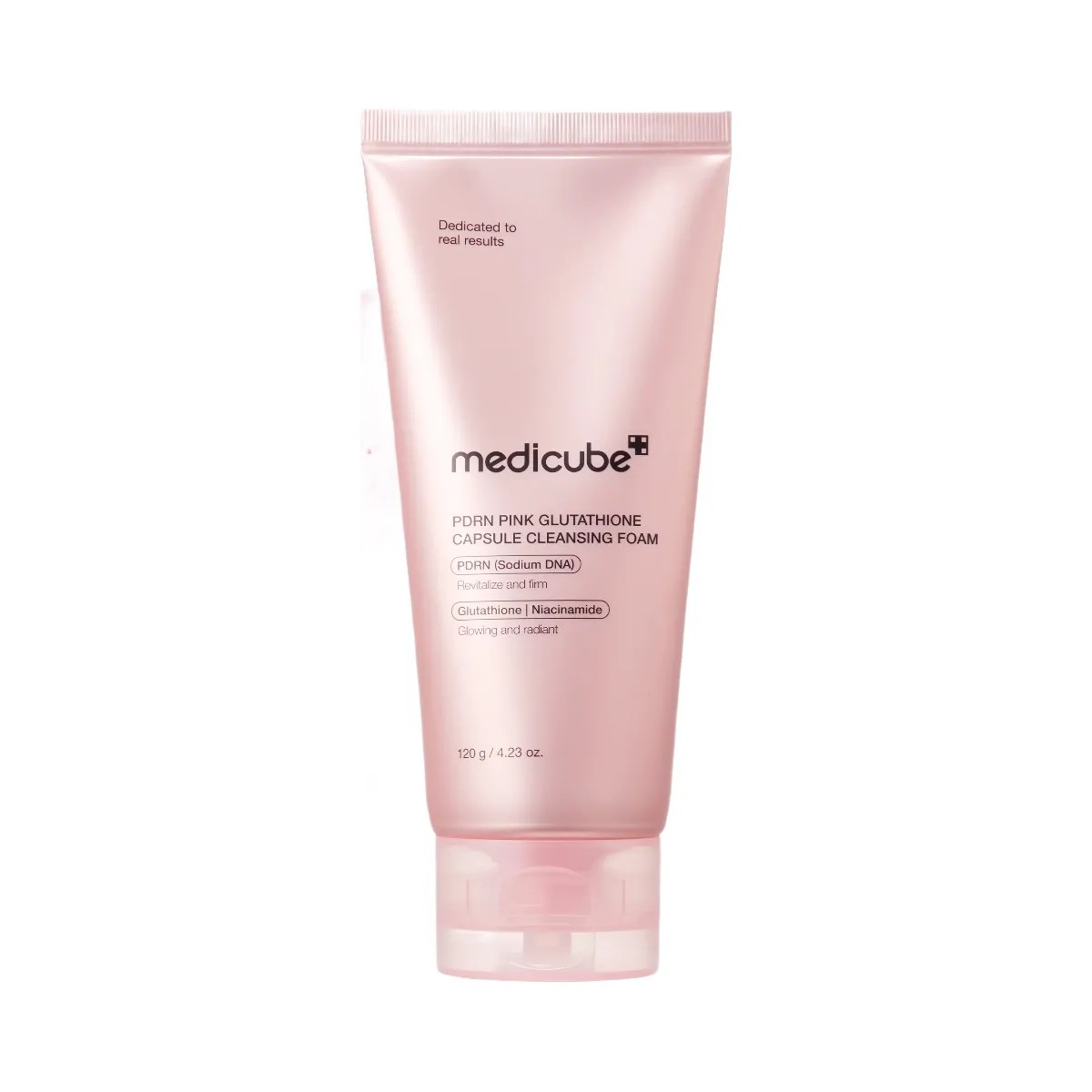 Medicube PDRN Pink Glutathione Capsule Foam Cleanser - HypeFly India View 1