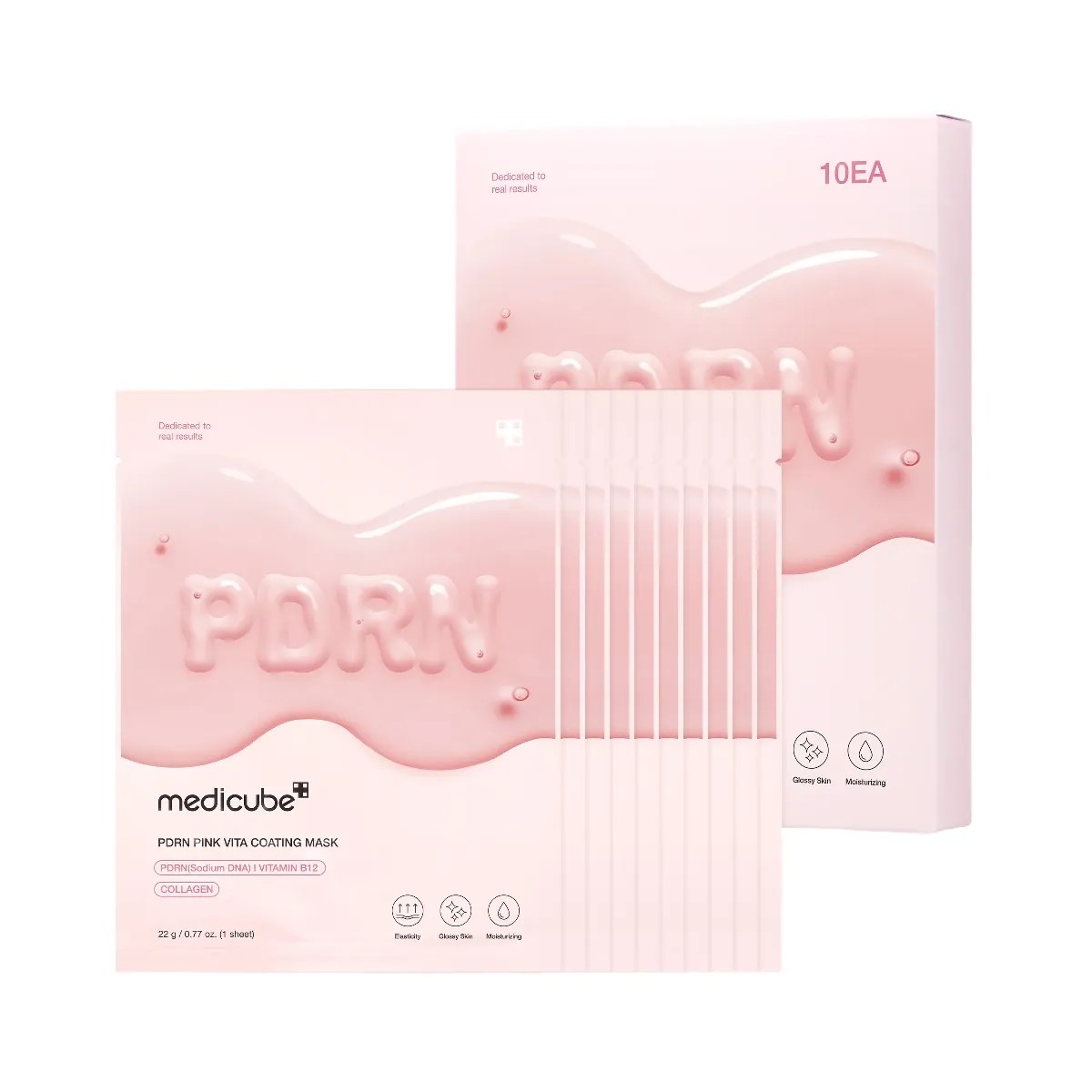 Medicube PDRN Pink Vita Coating Sheet Mask - HypeFly India View 1