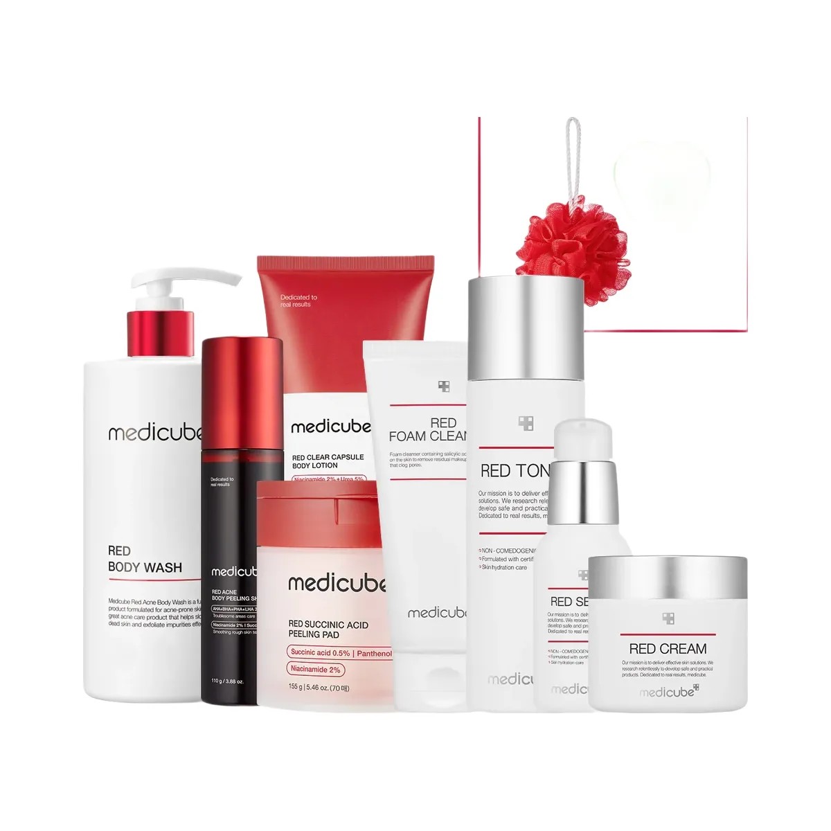 Medicube Red Line Ultimate Face & Body Care Set - HypeFly India View 1
