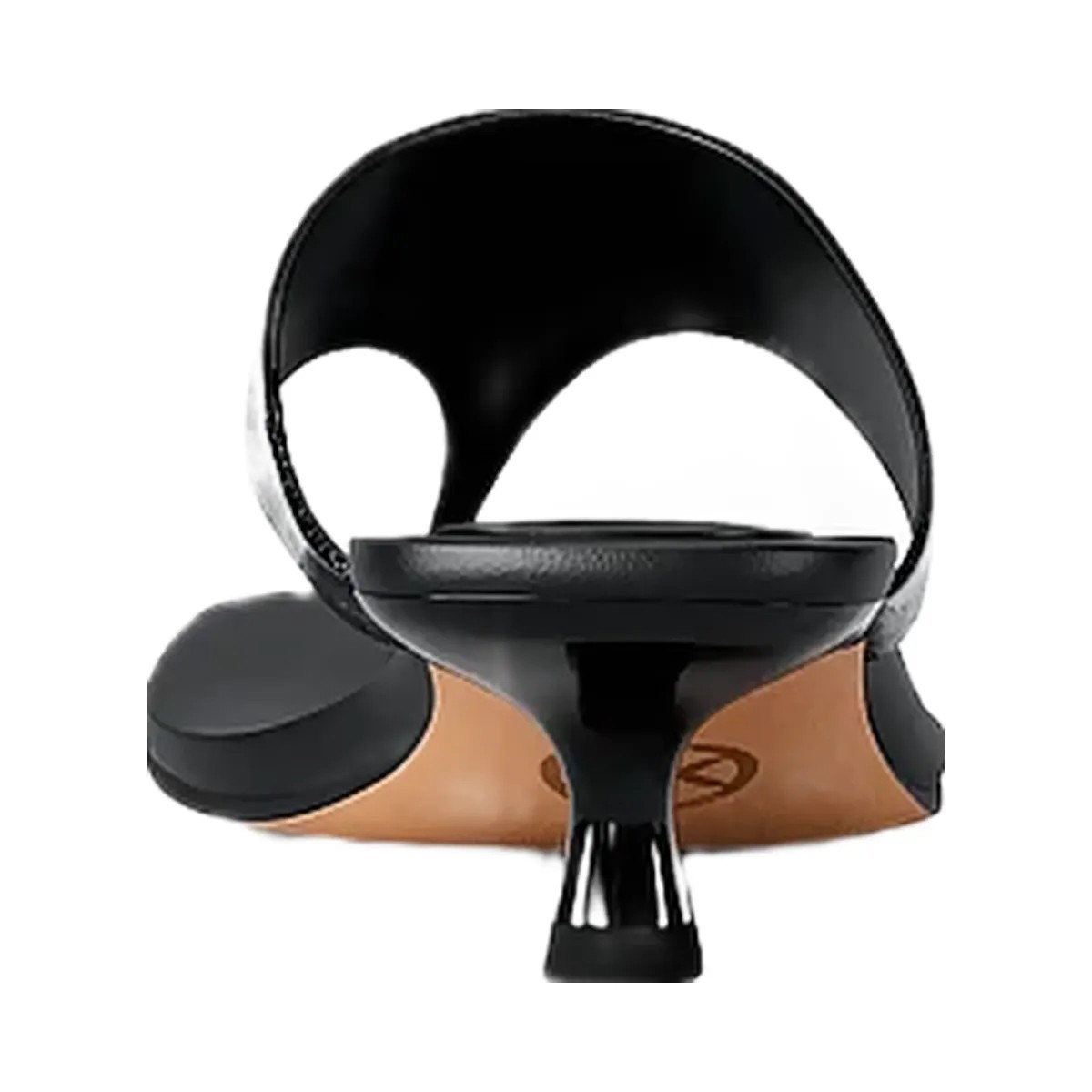 Michael Kors Anneka Patent Thong Sandal Black - HypeFly India View 4